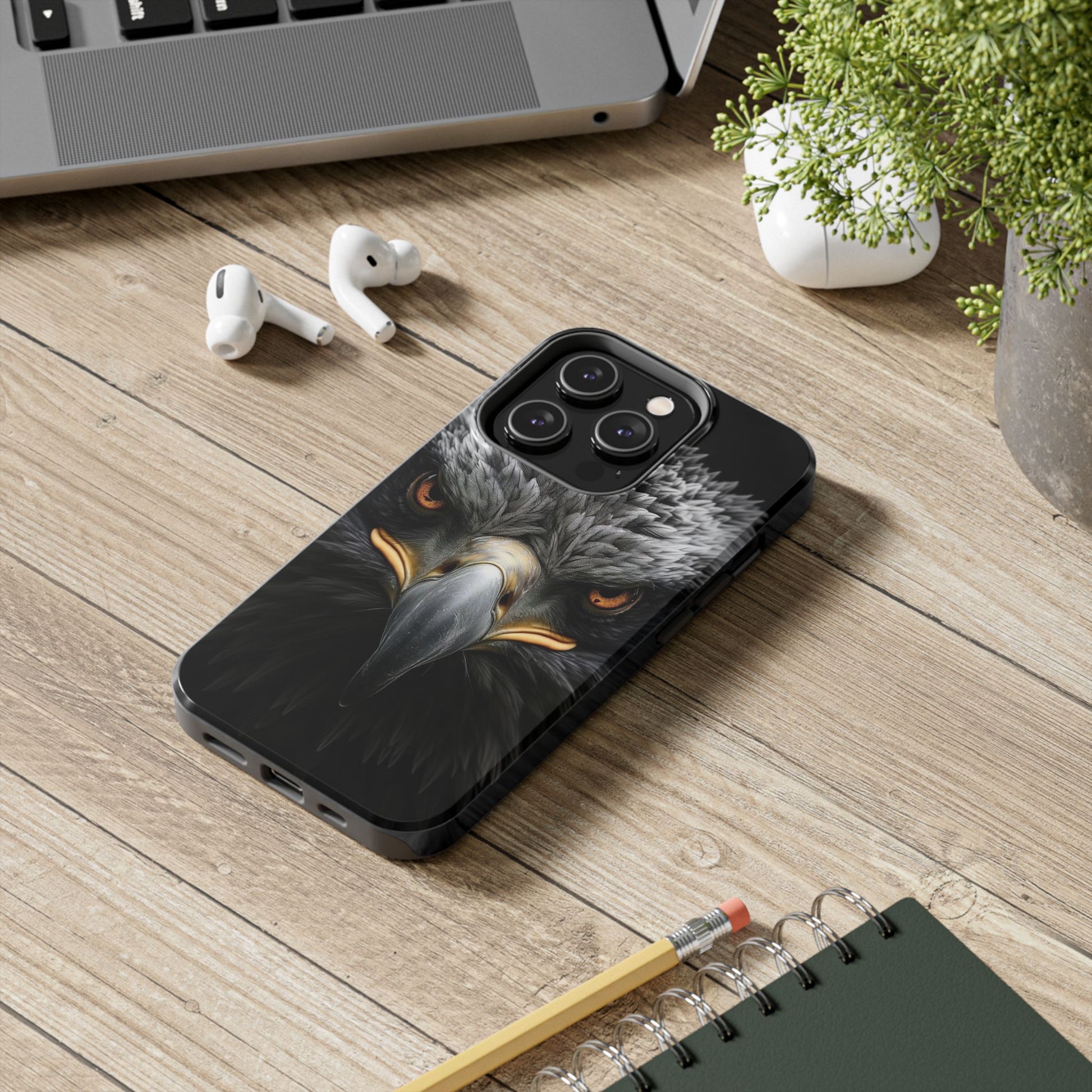 Mean Eagle Stare Theme Phone Cases for iPhones & Samsung Phones