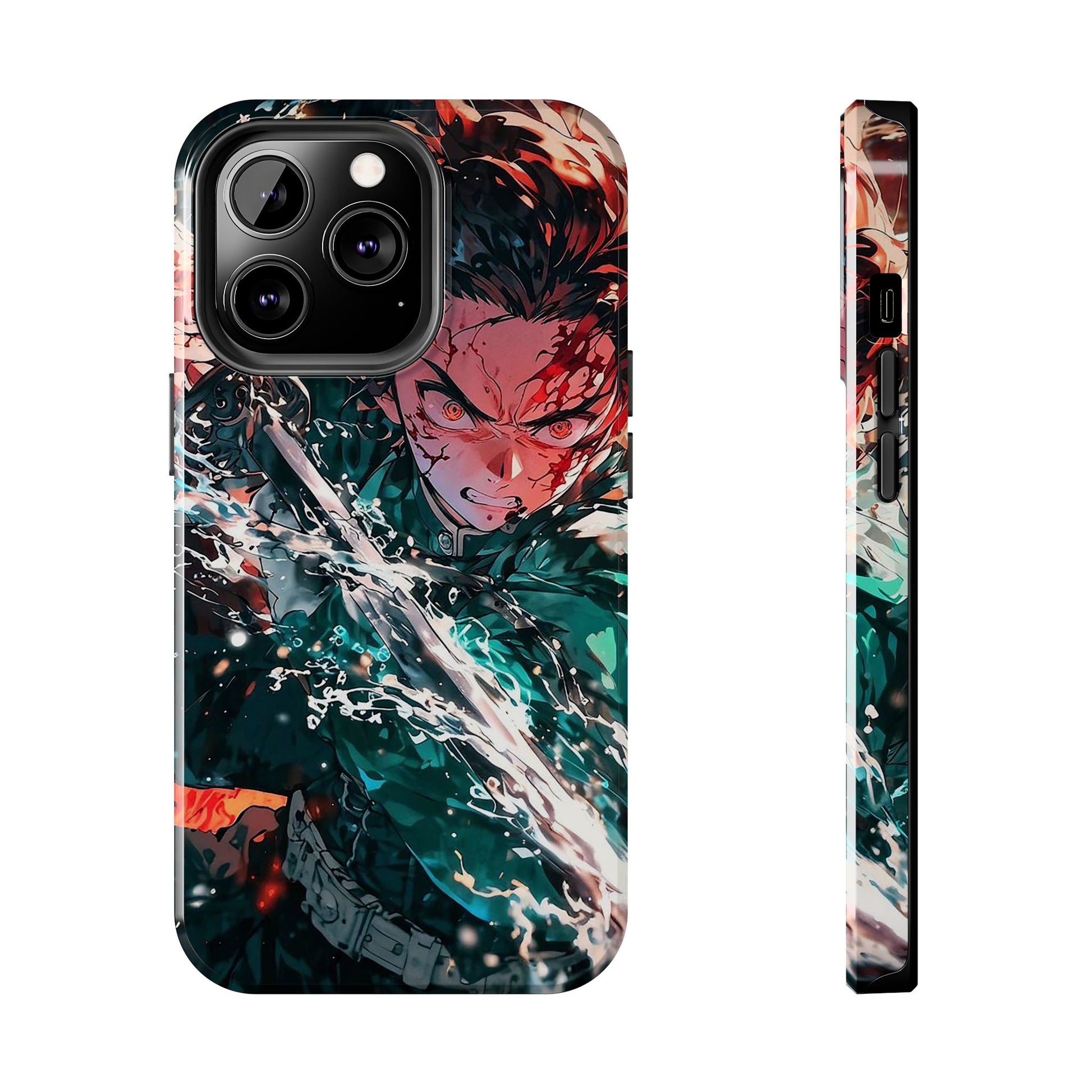 Demon Slayer Tanjiro Art Phone Case for iPhone & Samsung Galaxy Phones