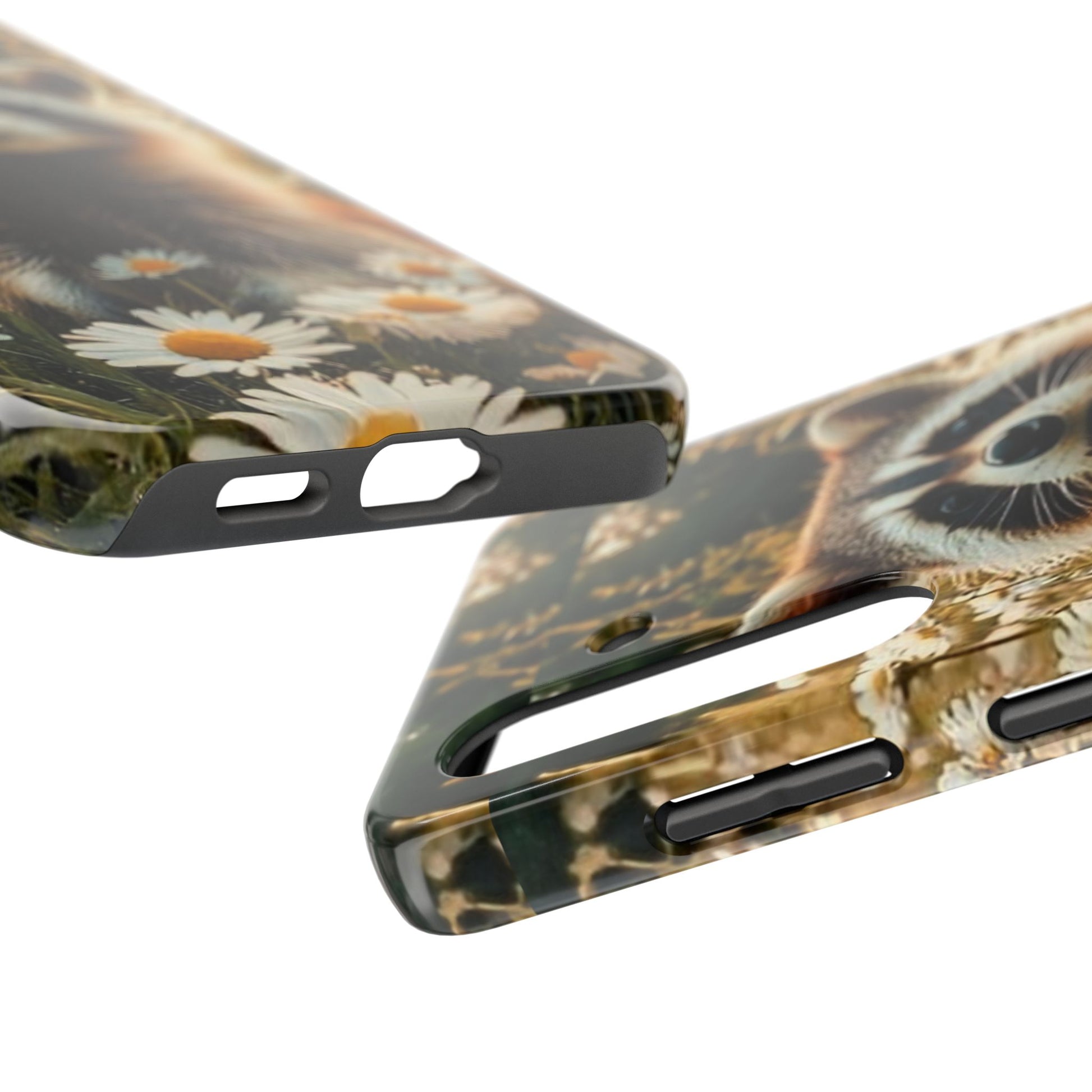 Cute Raccoon Theme Phone Cases for iPhones & Samsung Phones