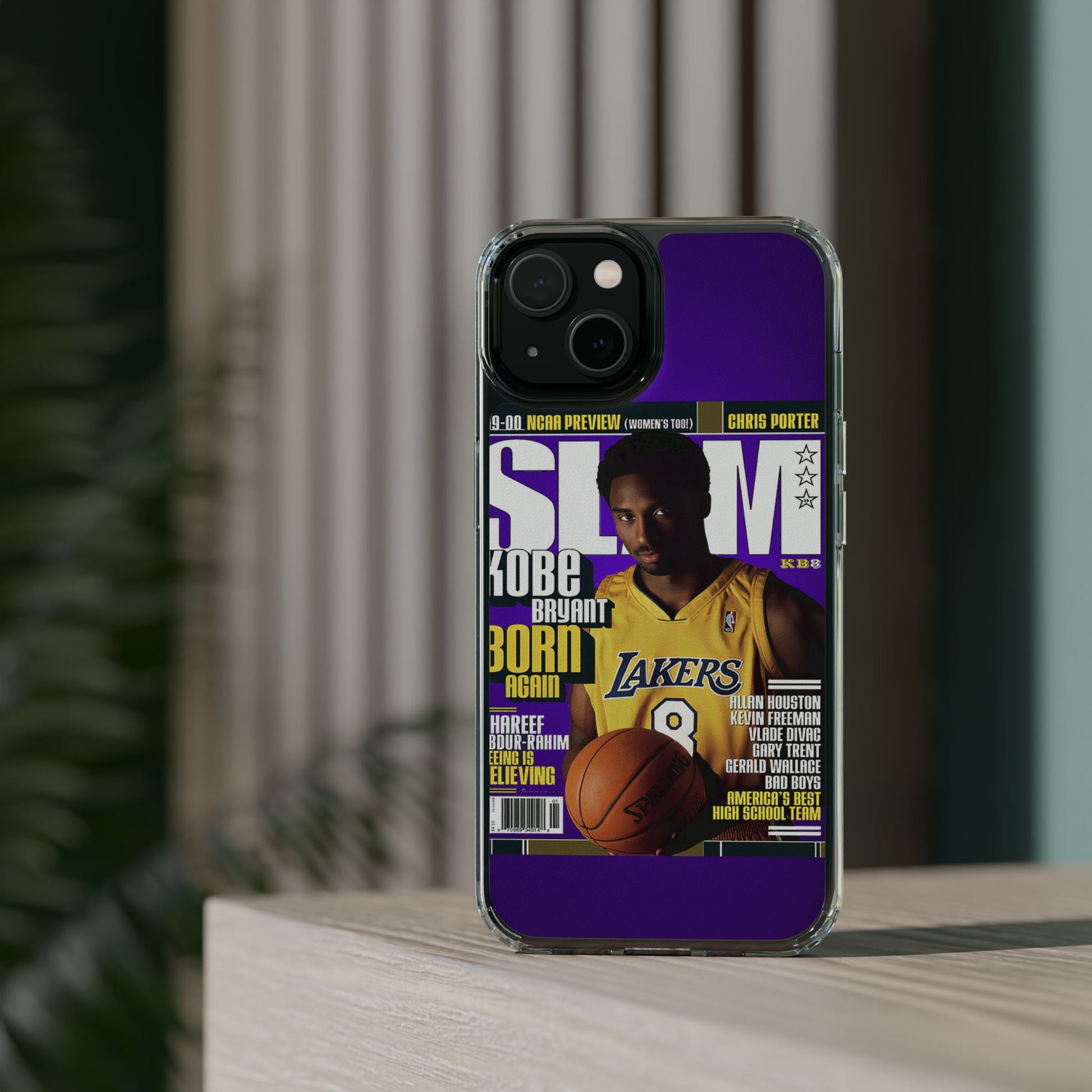 SLAM Cover Kobe Basketball Inspired design Clear Phone Cases