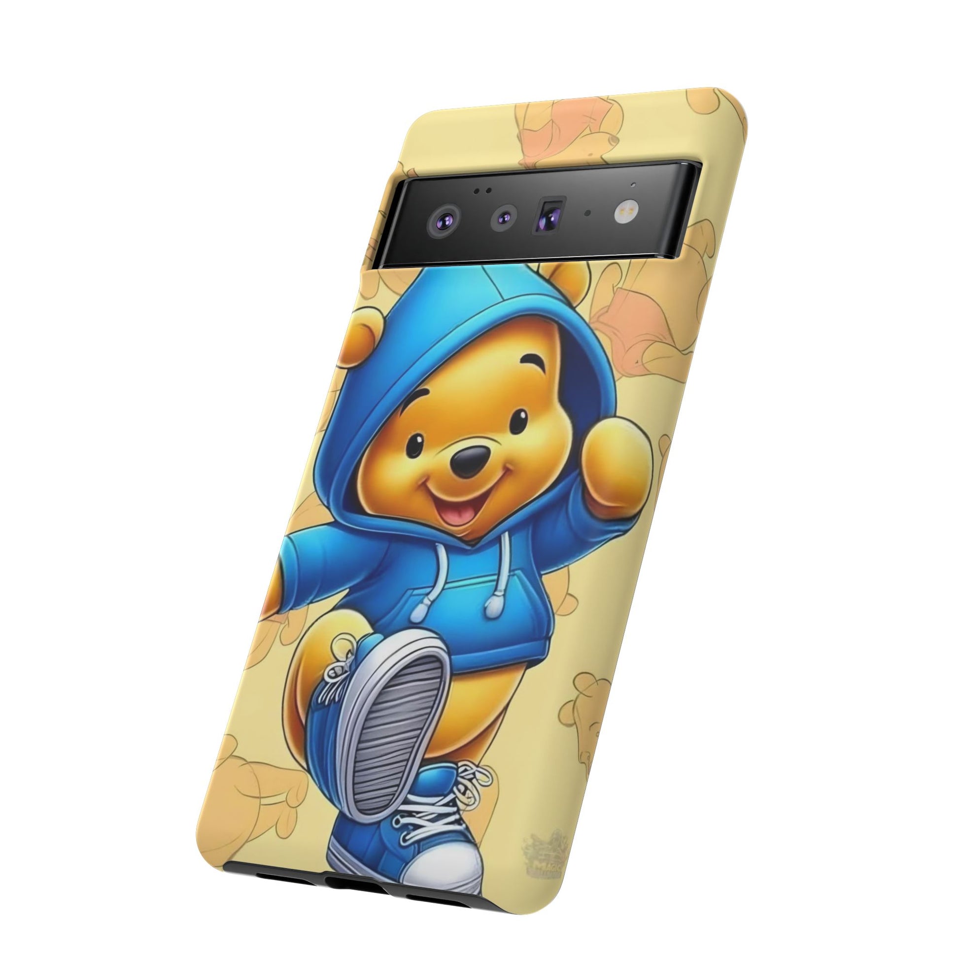 Cute Pooh Bear Phone Case, Tough Case