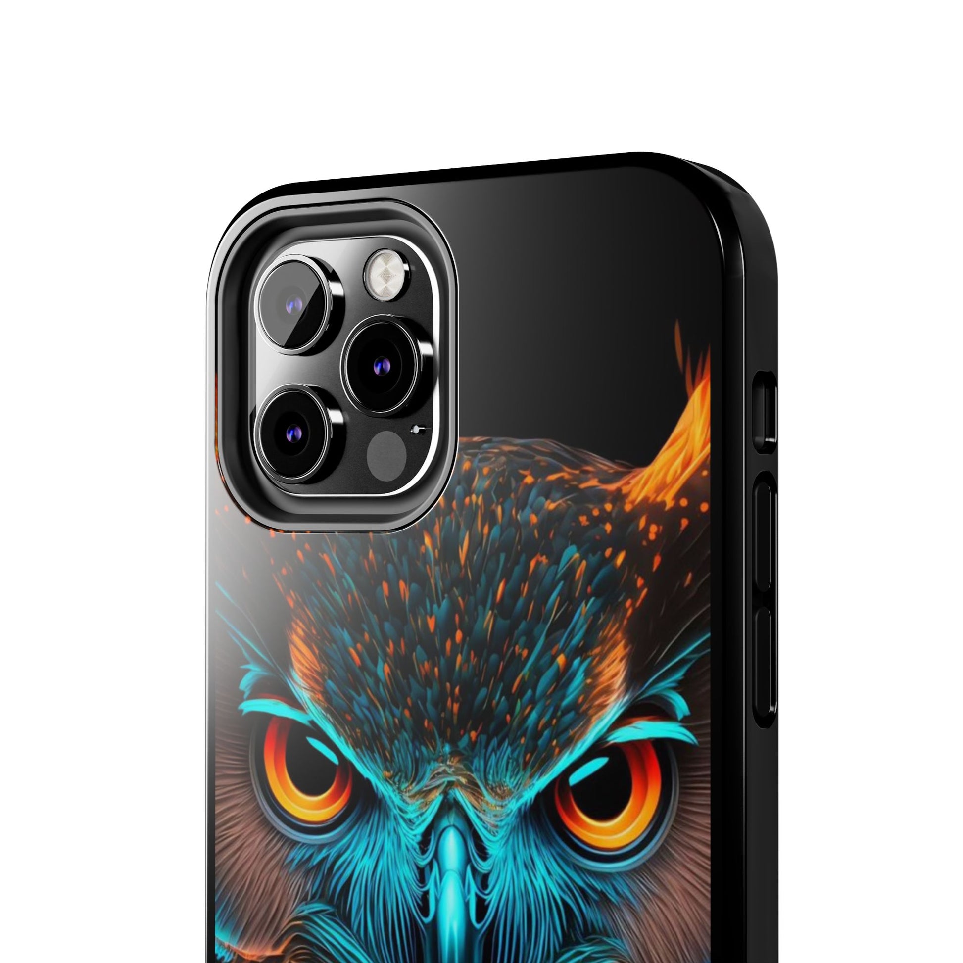 Neon Owl Theme Phone Cases for iPhones & Samsung Phones