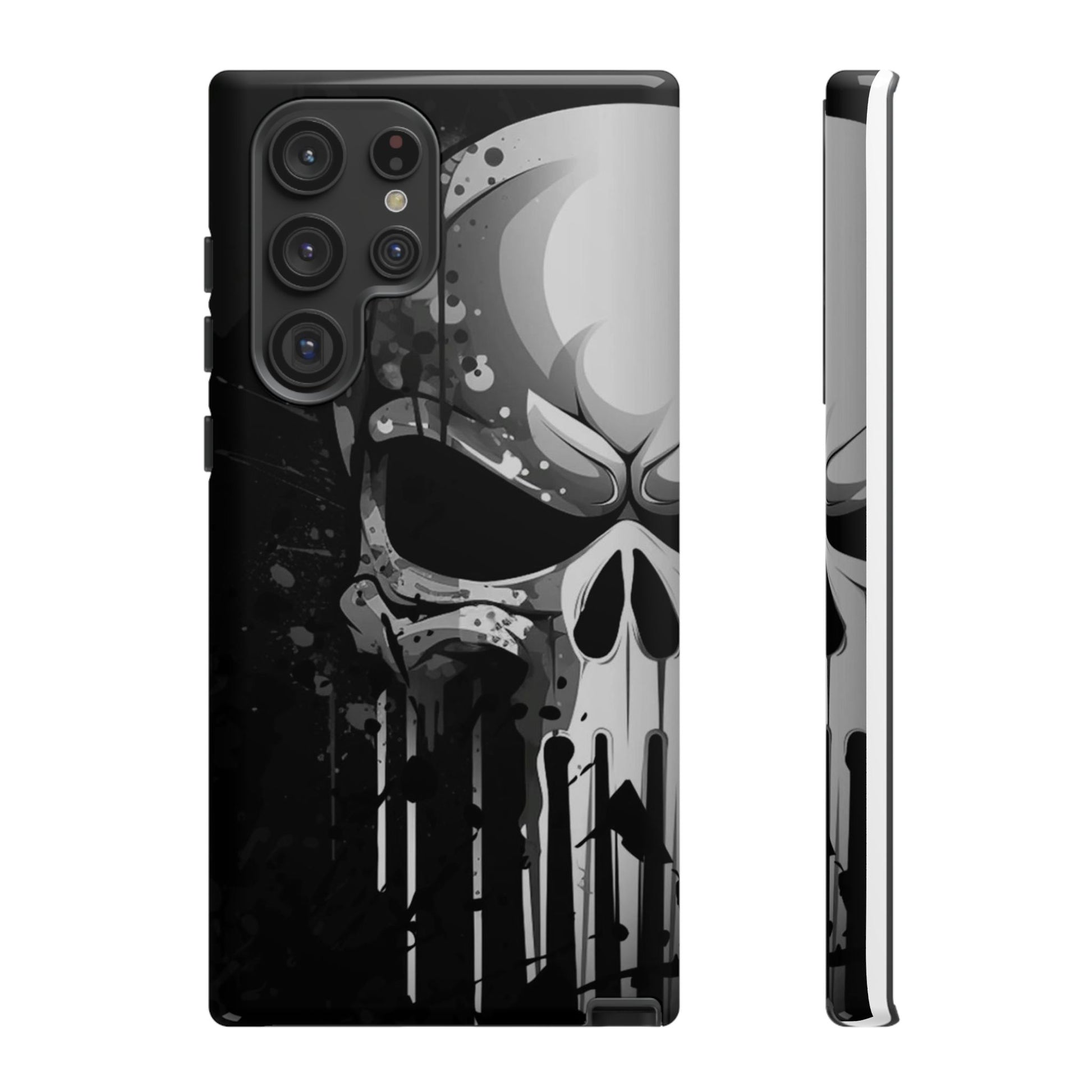 Punisher Skull Tough Cases for iPhones, Samsung, and Pixel