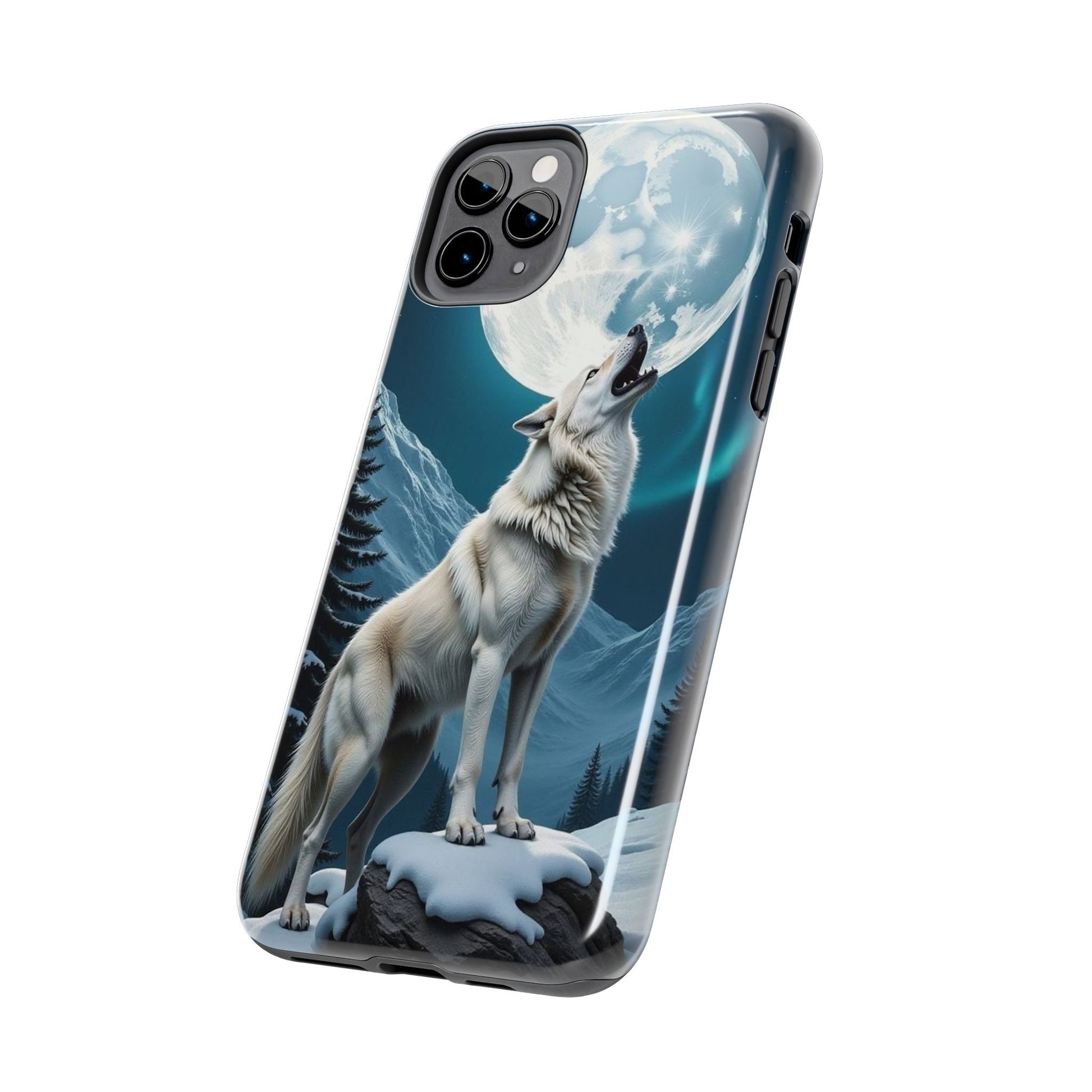 Howling Wolf Theme Phone Cases for iPhones & Samsung Phones