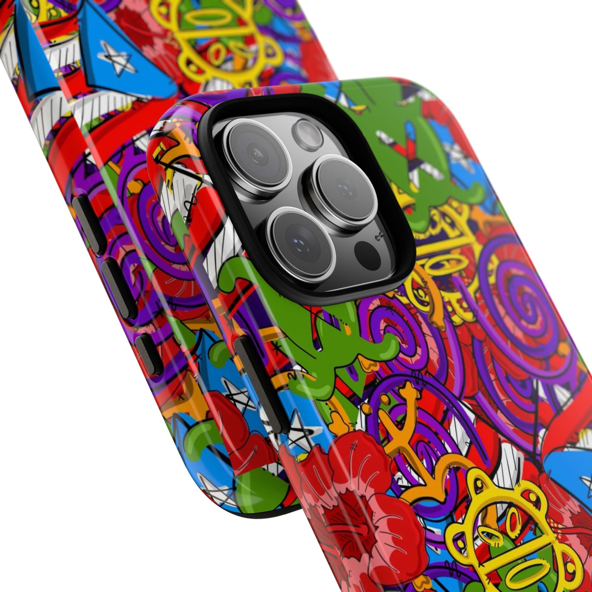 Puerto Rico Taino Tribal Art Tough Cases for iPhones, Samsung, and Pixel