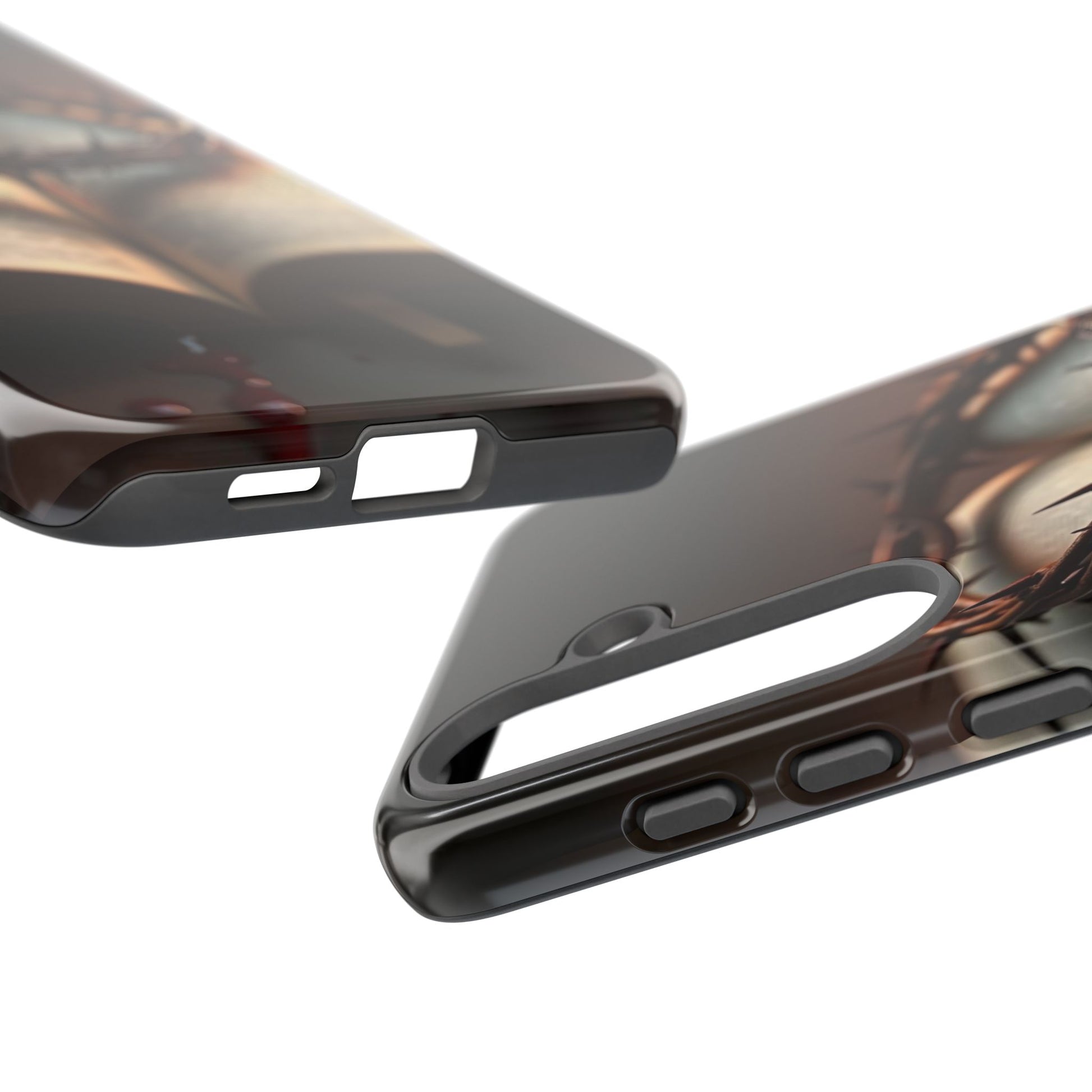 Crown of Thorns and Bible Christian Tough Cases for iPhones, Samsung, and Pixel
