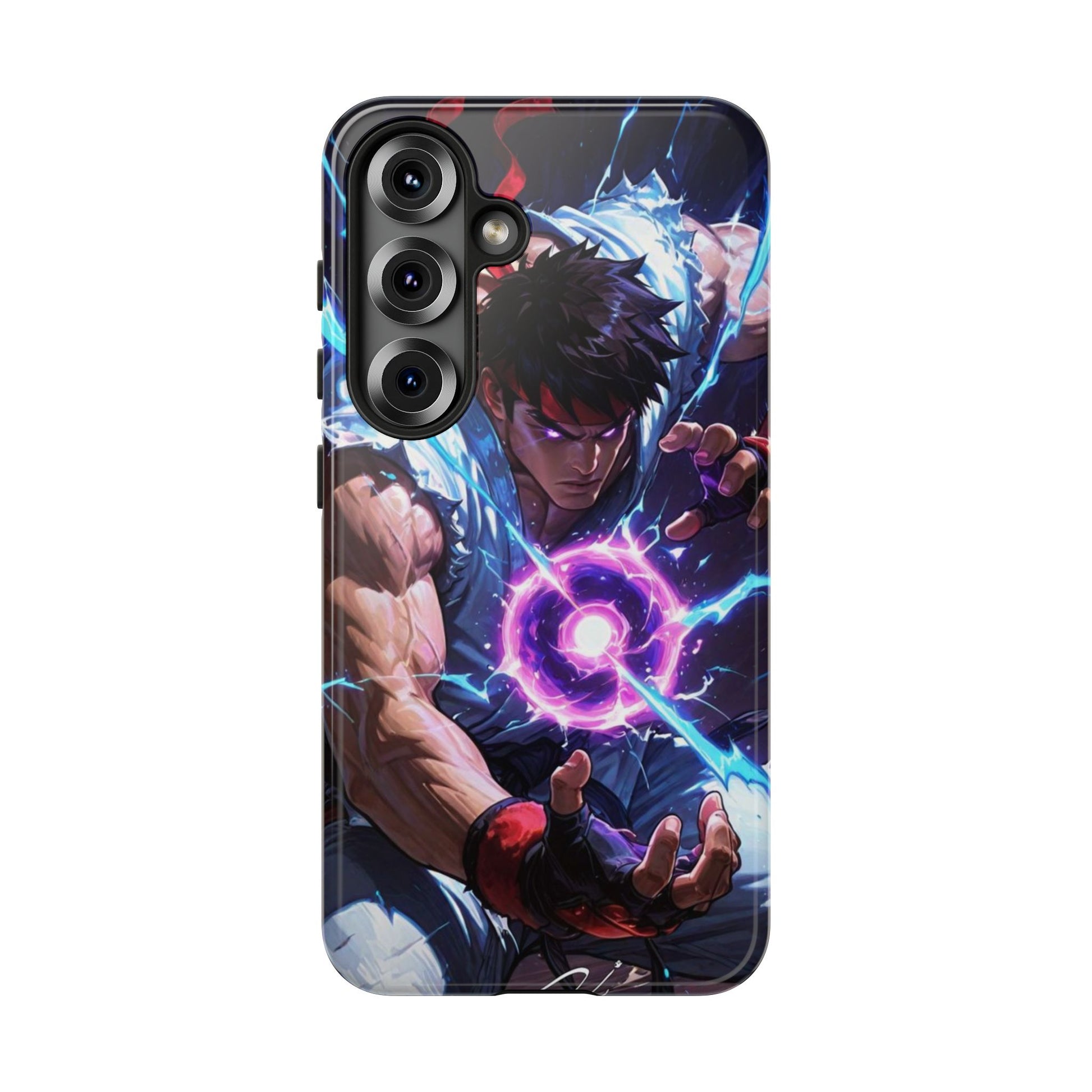 Street Fighter Ryu Gamer Art Tough Cases for iPhones, Samsung, and Pixel