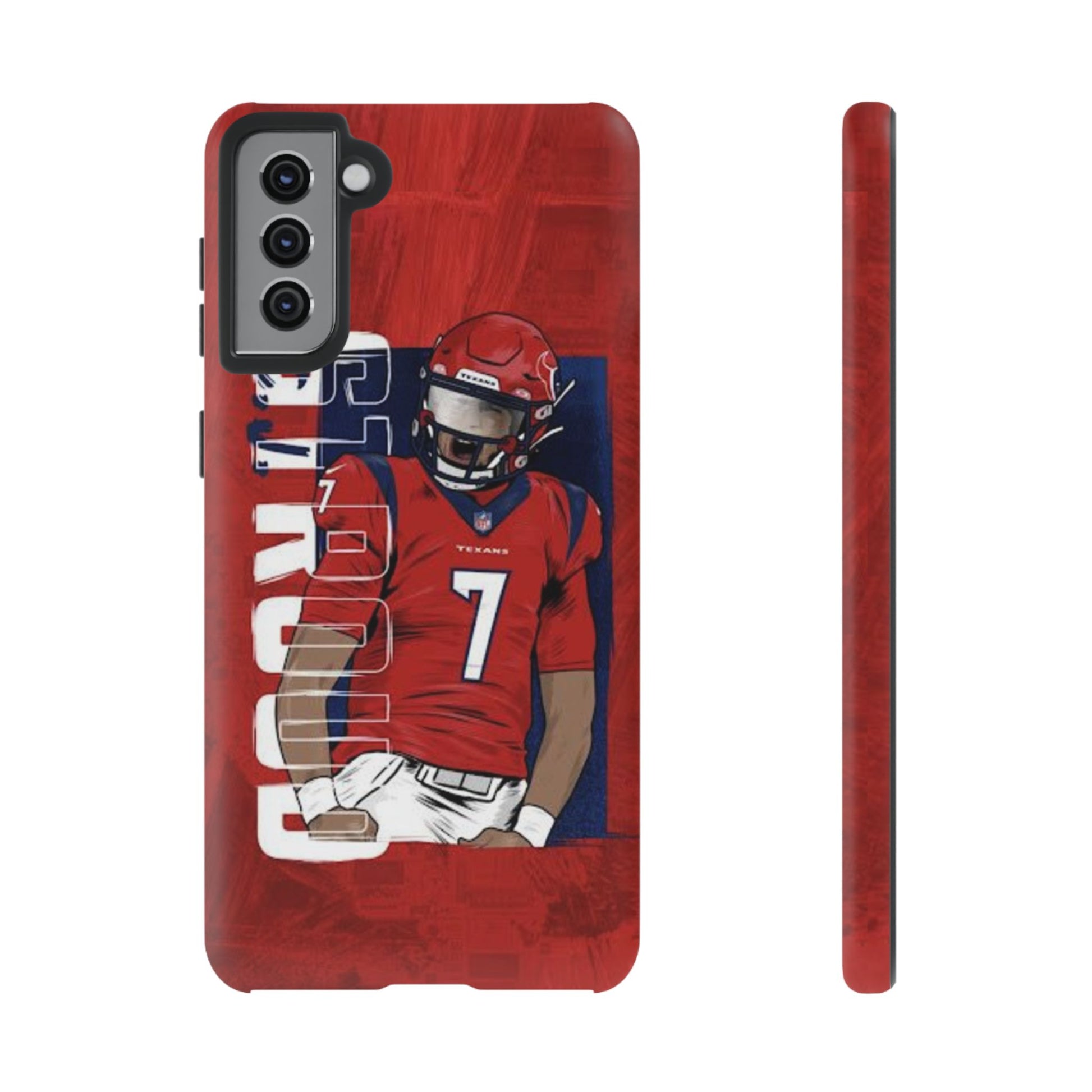Houston Texans Football CJ Stroud Tough Cases for iPhones, Samsung, and Pixel