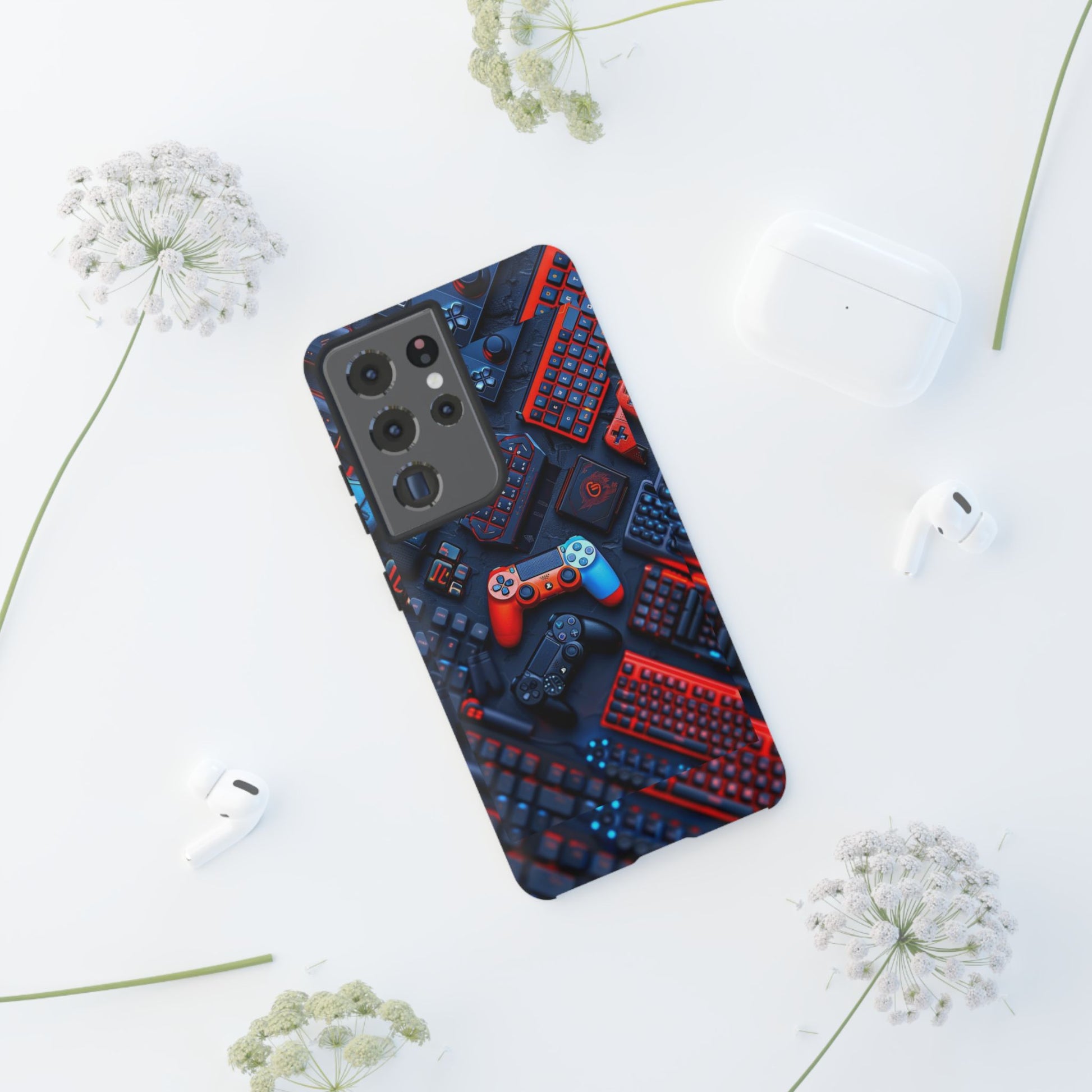 Gamer Themed Controllers Tough Cases for iPhones, Samsung, and Pixel
