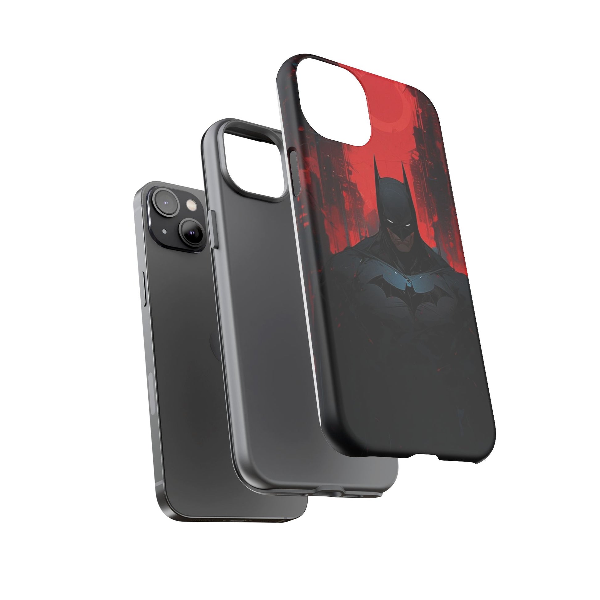 The Dark Knight Batman Tough Cases for iPhones, Samsung, and Pixel
