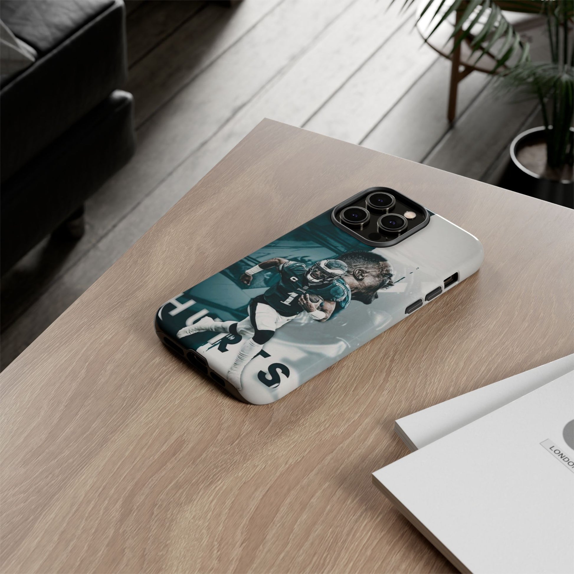 Jalen Hurts Eagles Football Tough Cases for iPhones, Samsung, and Pixel