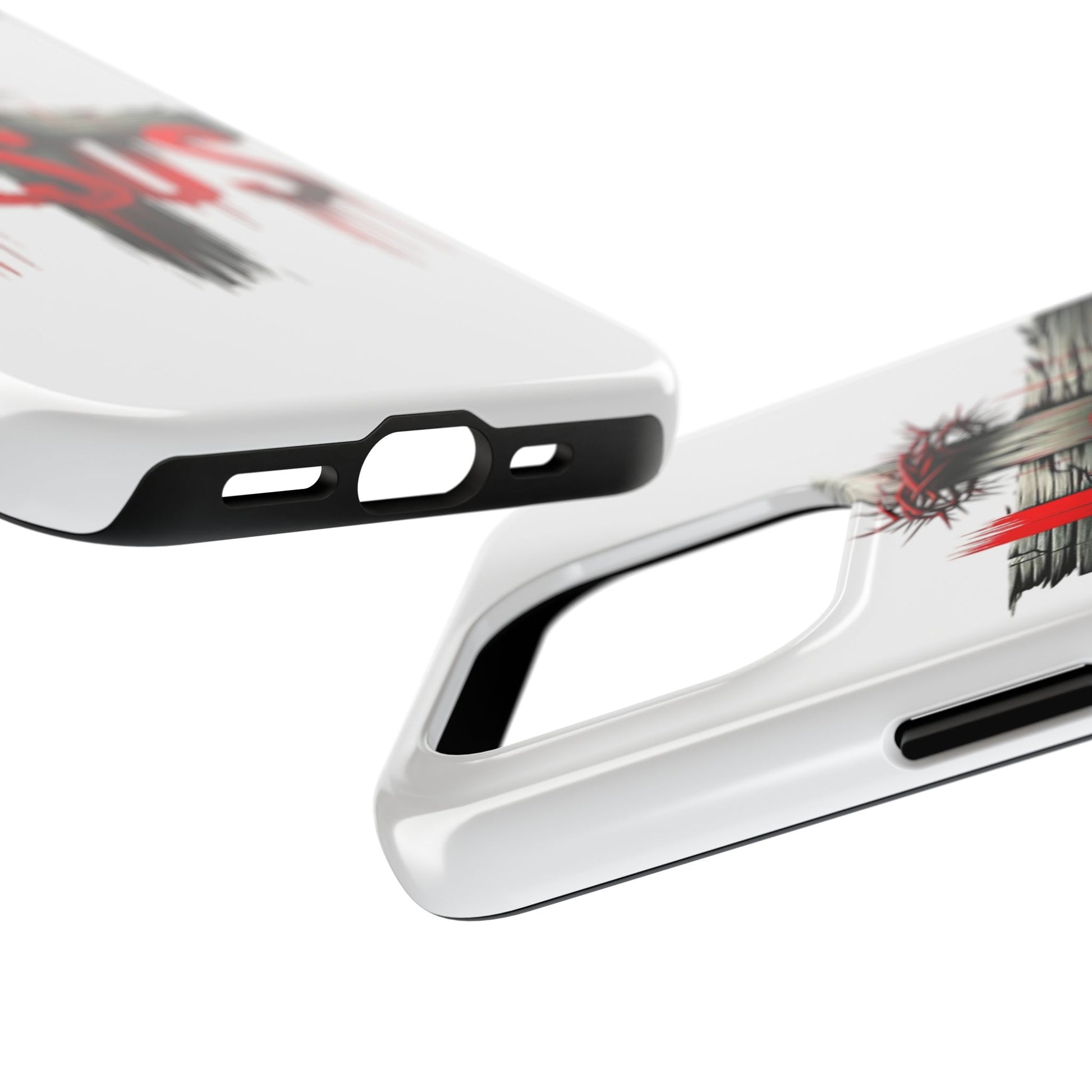 Jesus Cross and Crown Christian Theme Phone Cases for iPhones & Samsung Phones