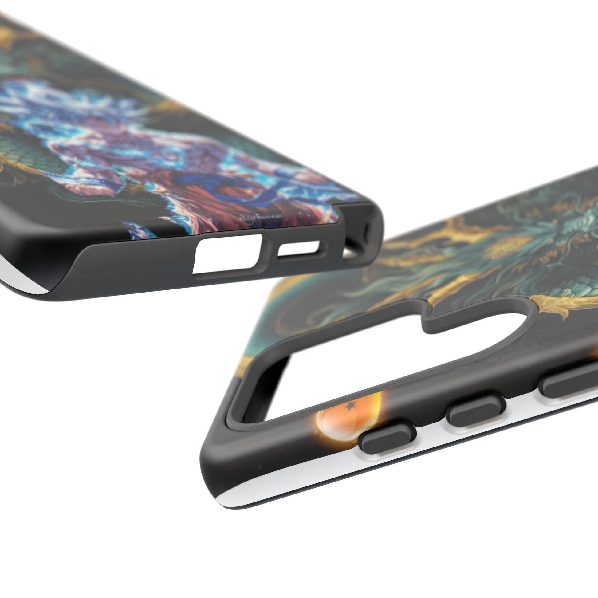 Anime Goku x Shenron Dragonball Z Tough Cases for iPhones, Samsung, and Pixel