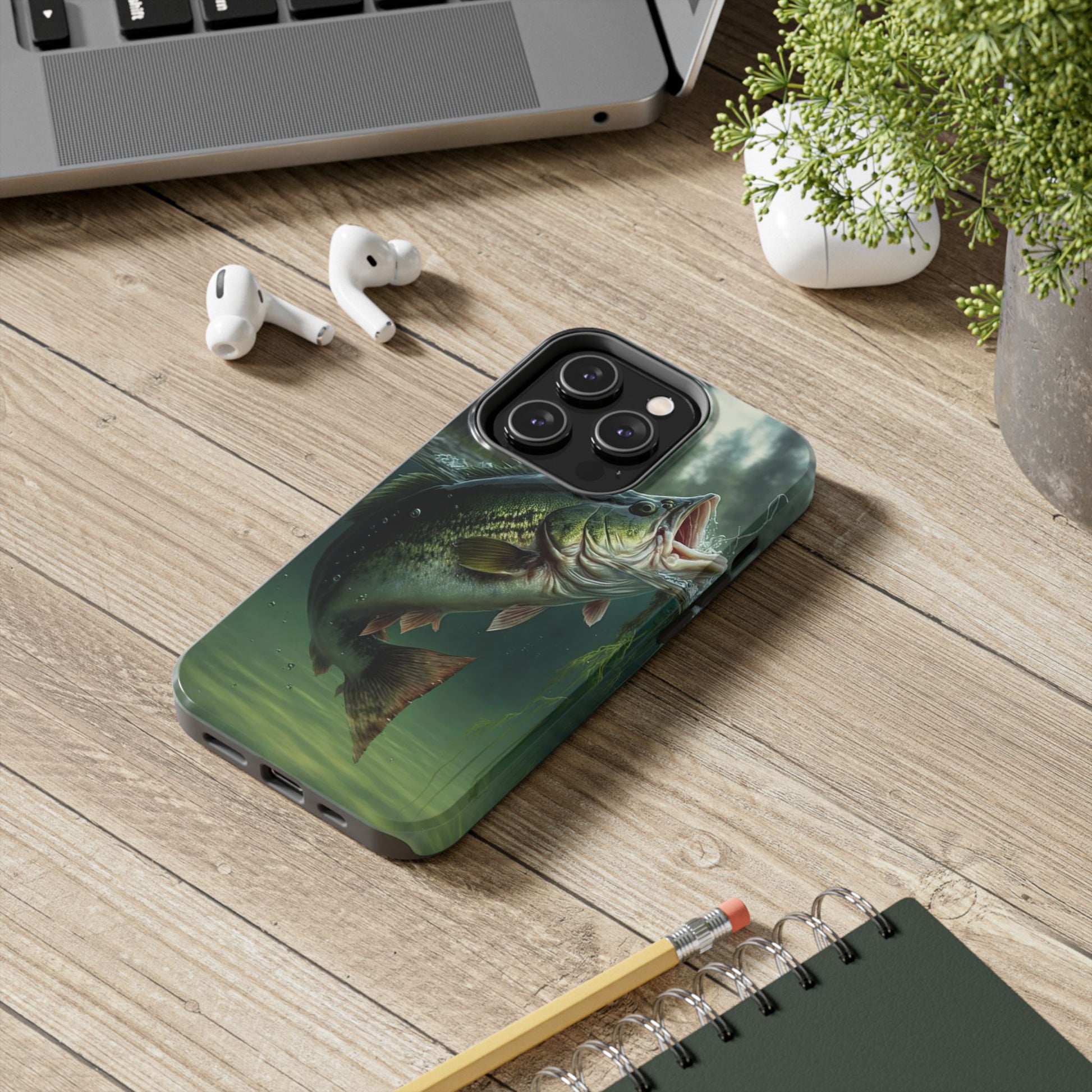 Large Mouth Bass Theme Phone Cases for iPhones & Samsung Phones