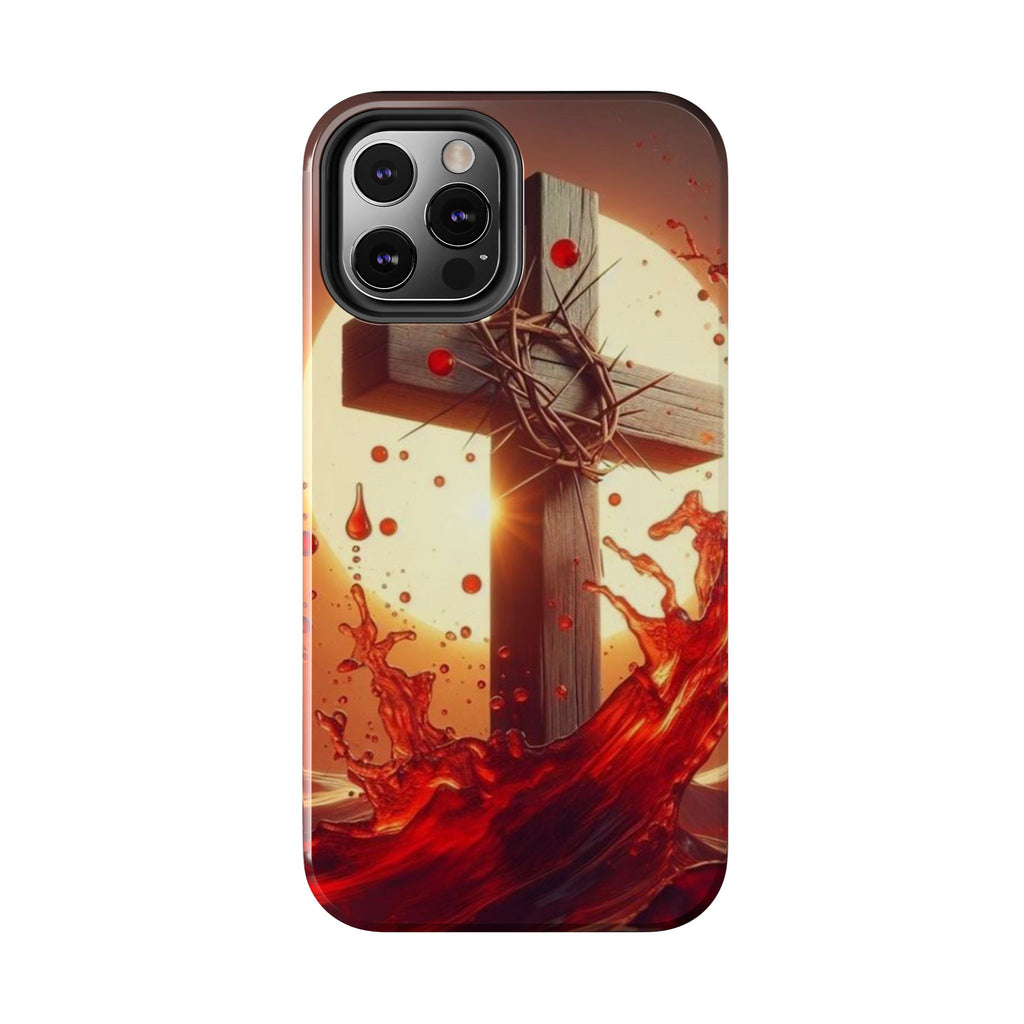 Blood of Christ Christian Theme Phone Cases for iPhones & Samsung Phones