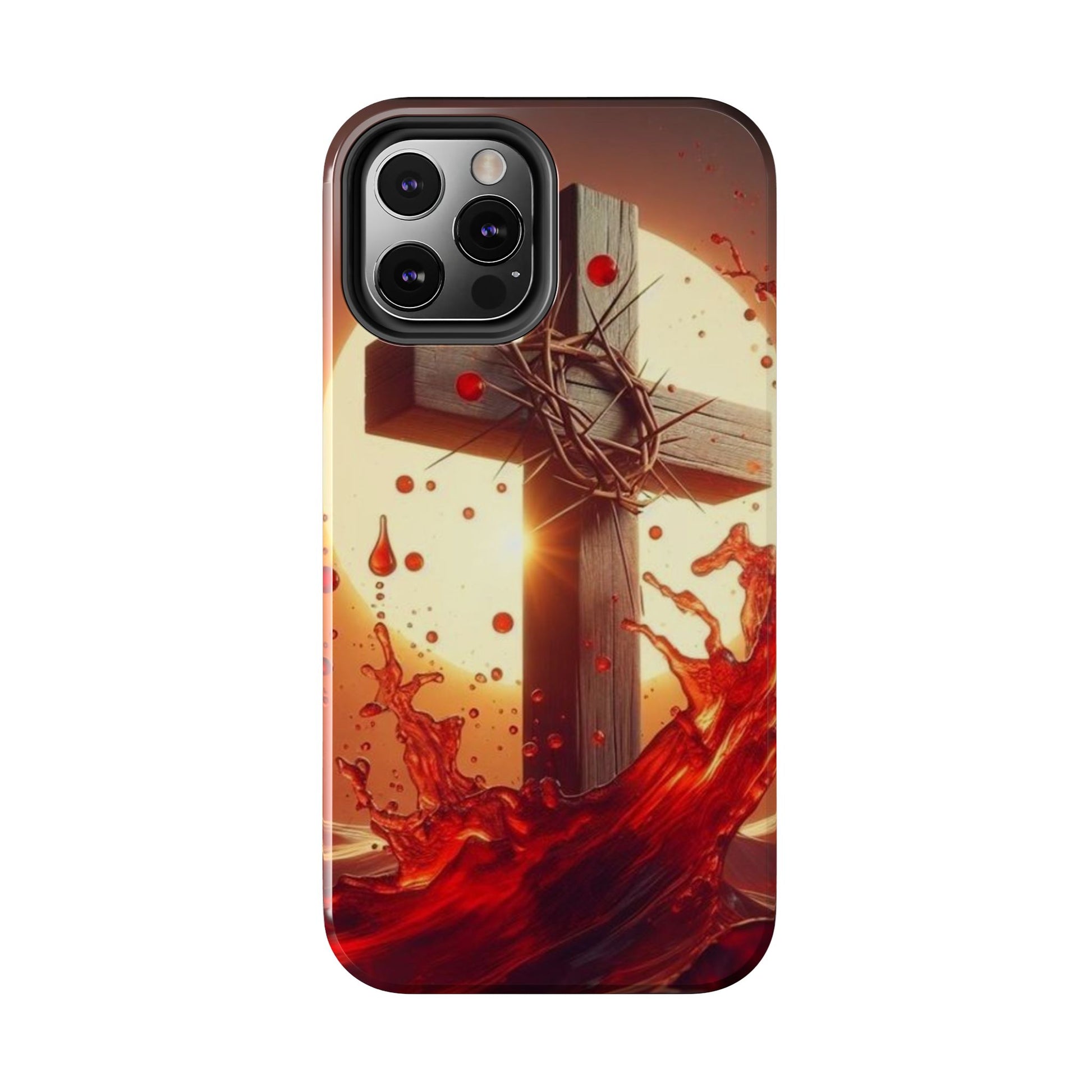 Blood of Christ Christian Theme Phone Cases for iPhones & Samsung Phones
