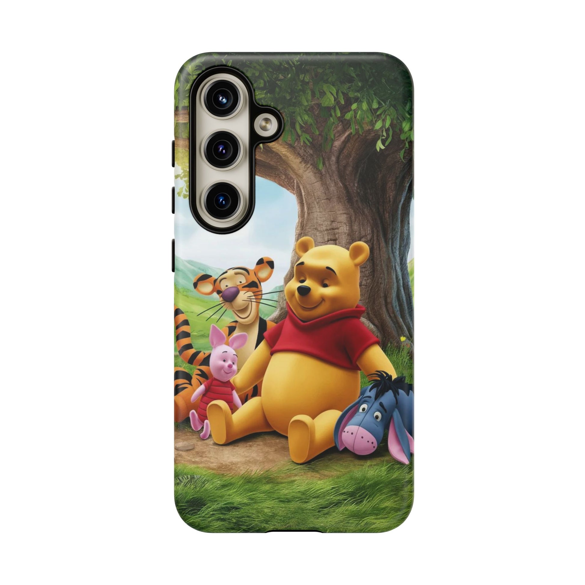 Cute Pooh Bear Phone Case, Tough Cases, Disney Phone for iPhones, Samsung, and Pixel