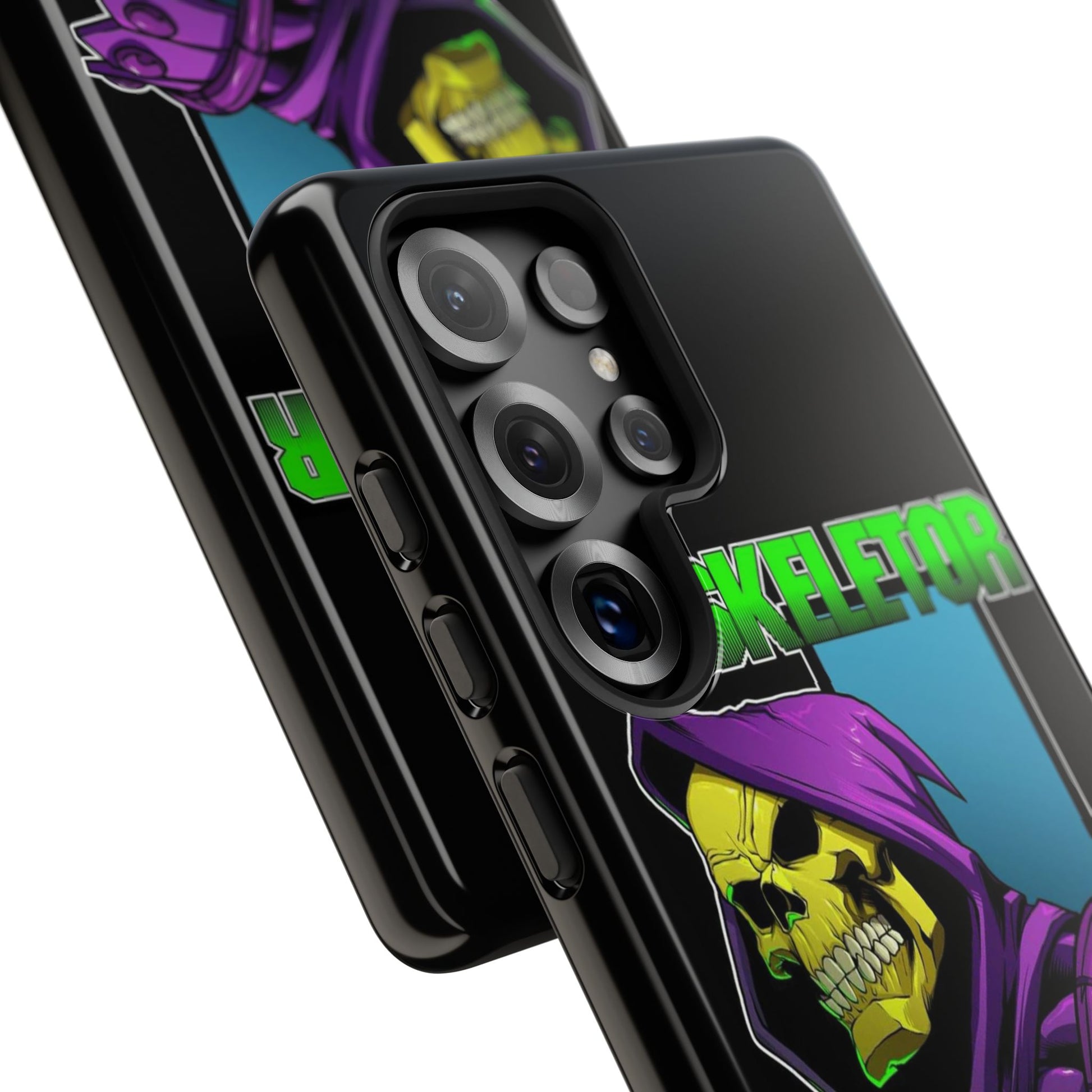 Skeletor Tough Cases for iPhones, Samsung, and Pixel
