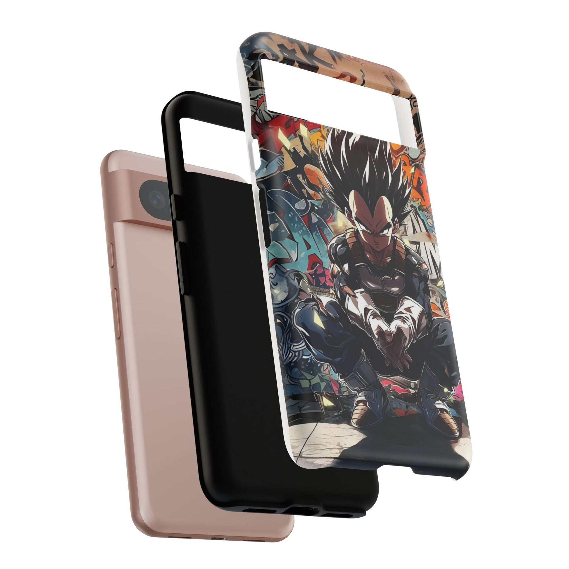 Anime Vegeta Dragon ball Z Tough Cases for iPhones, Samsung, and Pixel