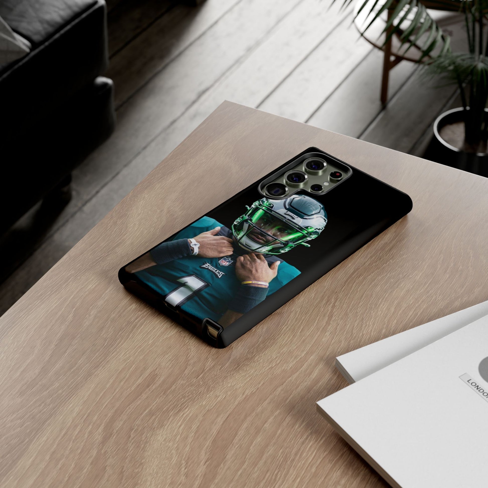 Eagles Football Jalen Hurts Tough Cases for iPhones, Samsung, and Pixel