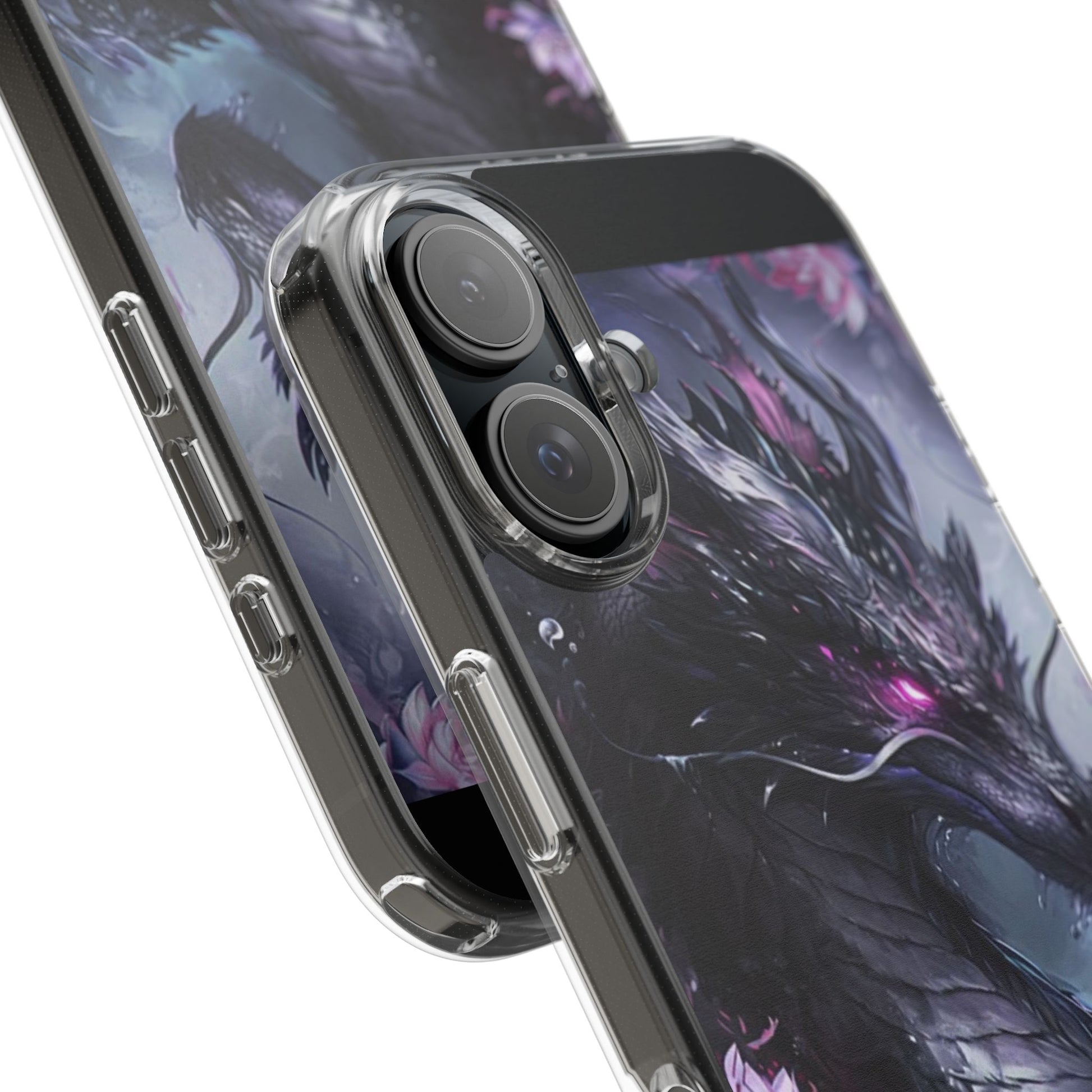 Phone Cases, Purple Dragon Design, iPhone Samsung Case, Protective Cover, Unique