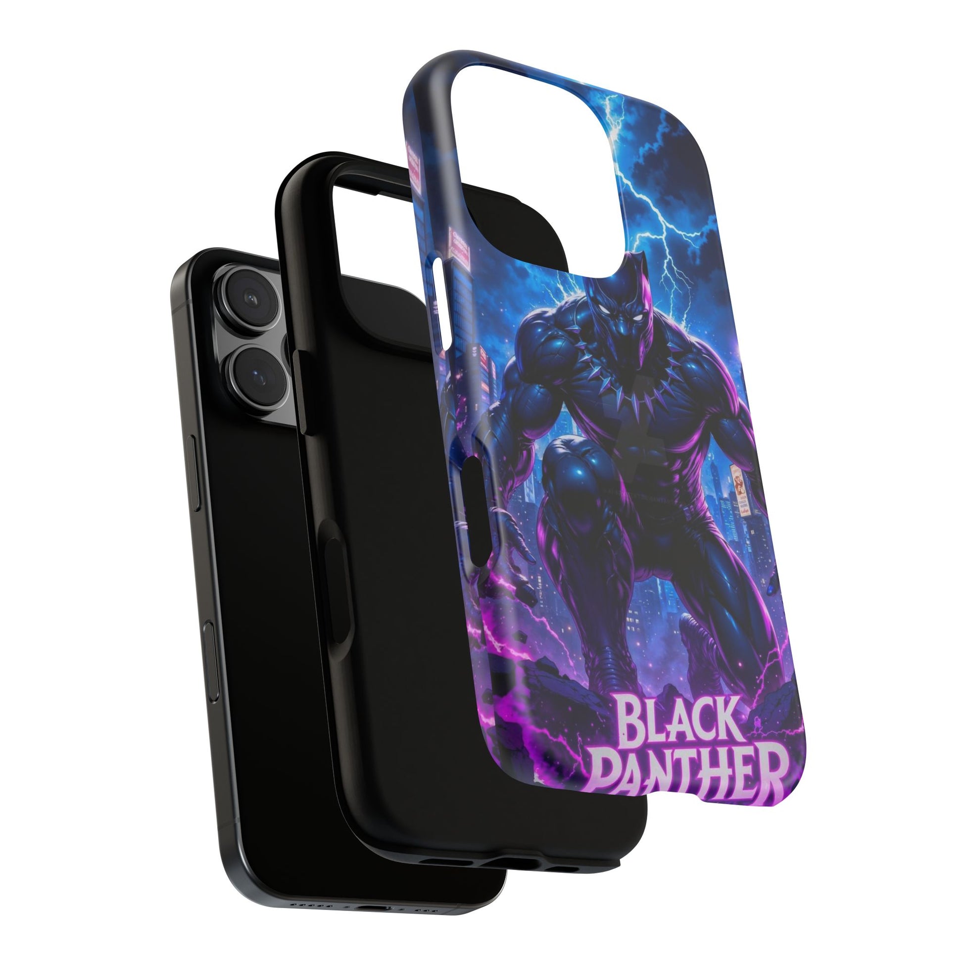 Black Panther Phone Case, Tough Cases for iPhones, Samsung, and Pixel
