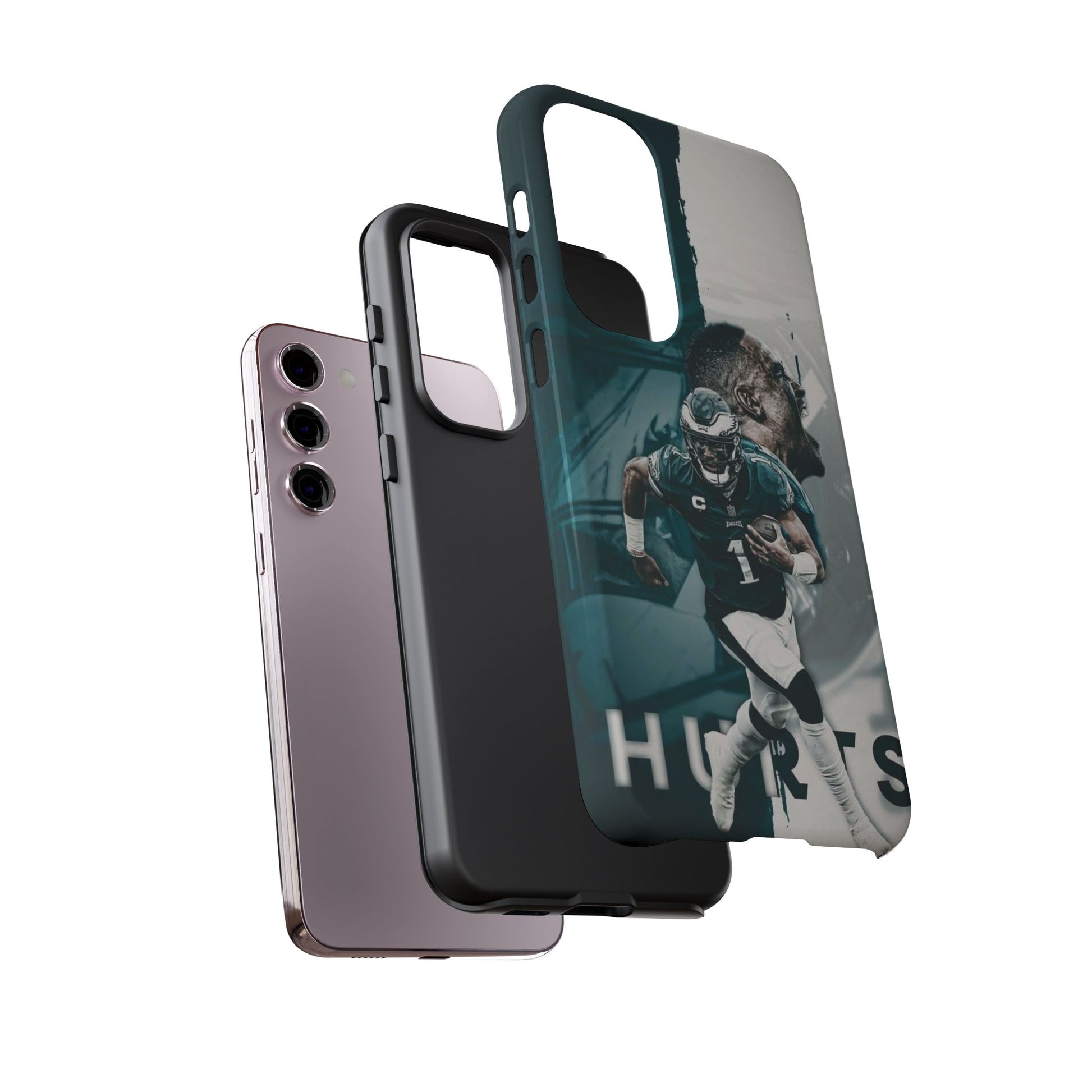 Jalen Hurts Eagles Football Tough Cases for iPhones, Samsung, and Pixel