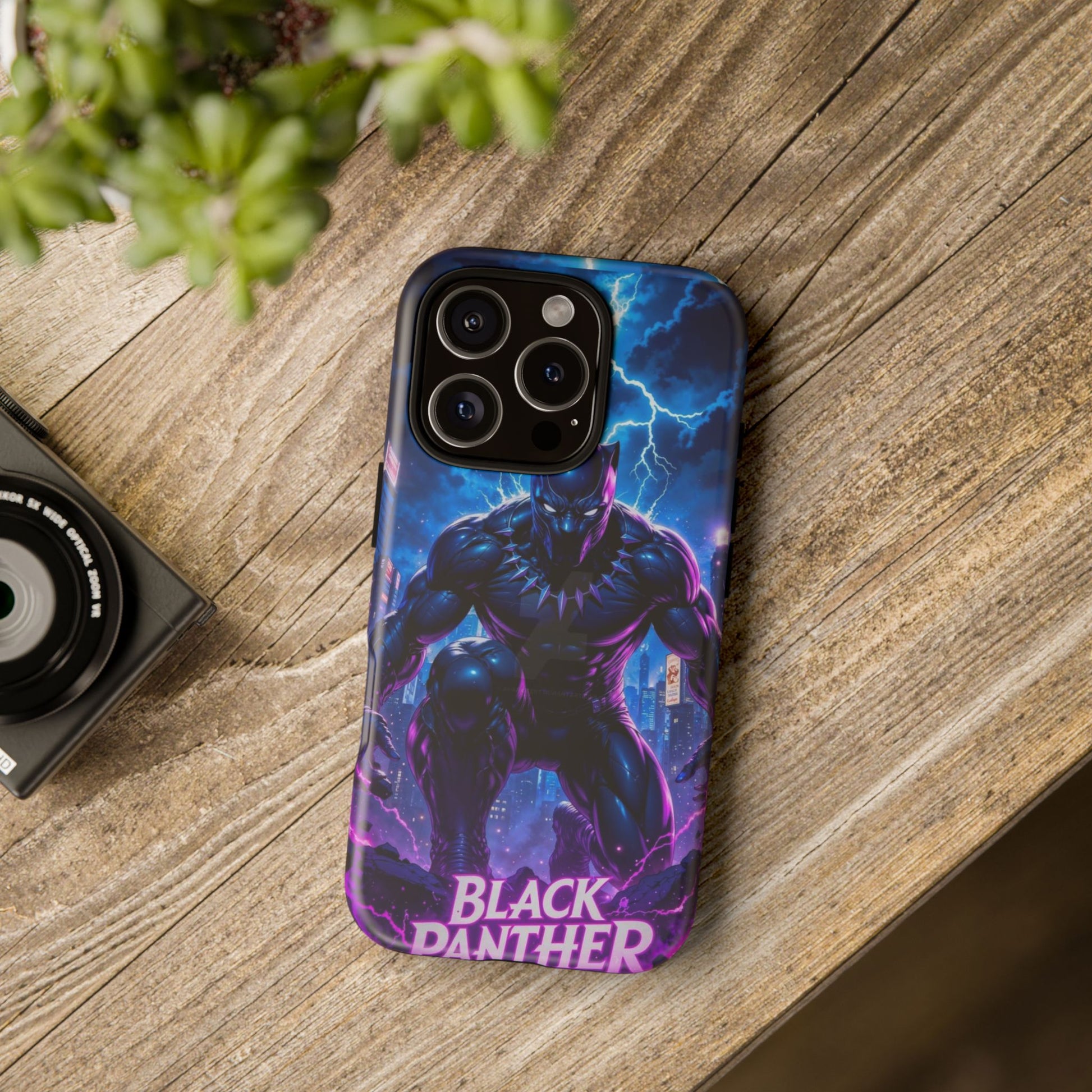 Black Panther Phone Case, Tough Cases for iPhones, Samsung, and Pixel