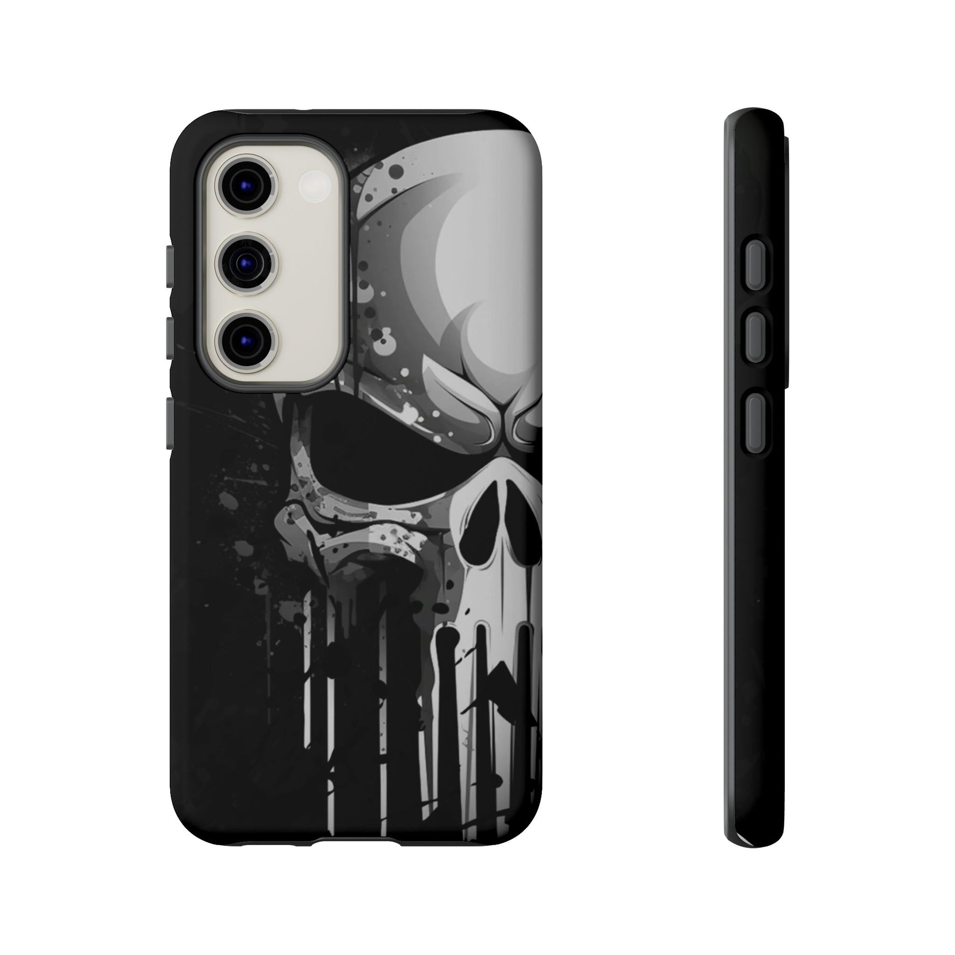 Punisher Skull Tough Cases for iPhones, Samsung, and Pixel