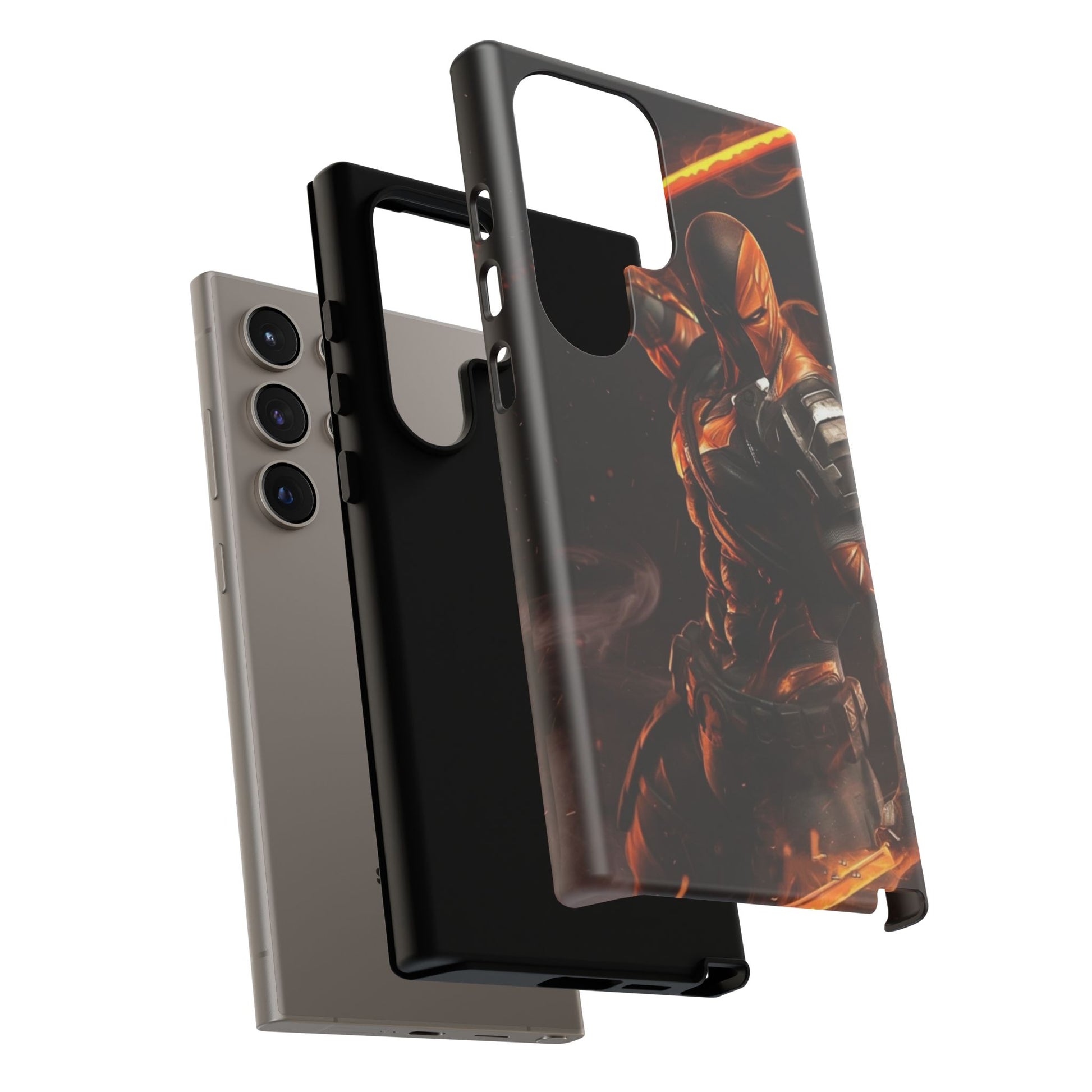 DC Comics Death Stroke Tough Cases for iPhones, Samsung, and Pixel