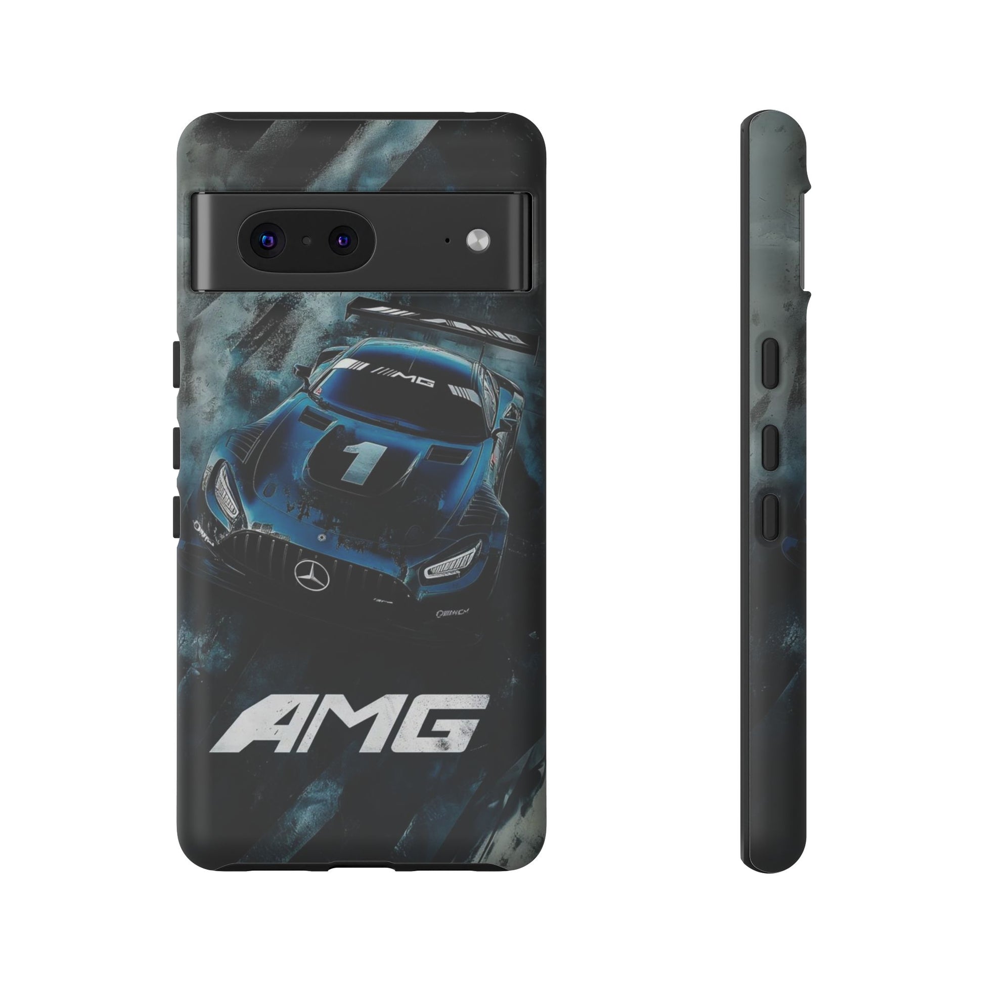 Mercedes AMG Racing Car Tough Cases for iPhones, Samsung, and Pixel