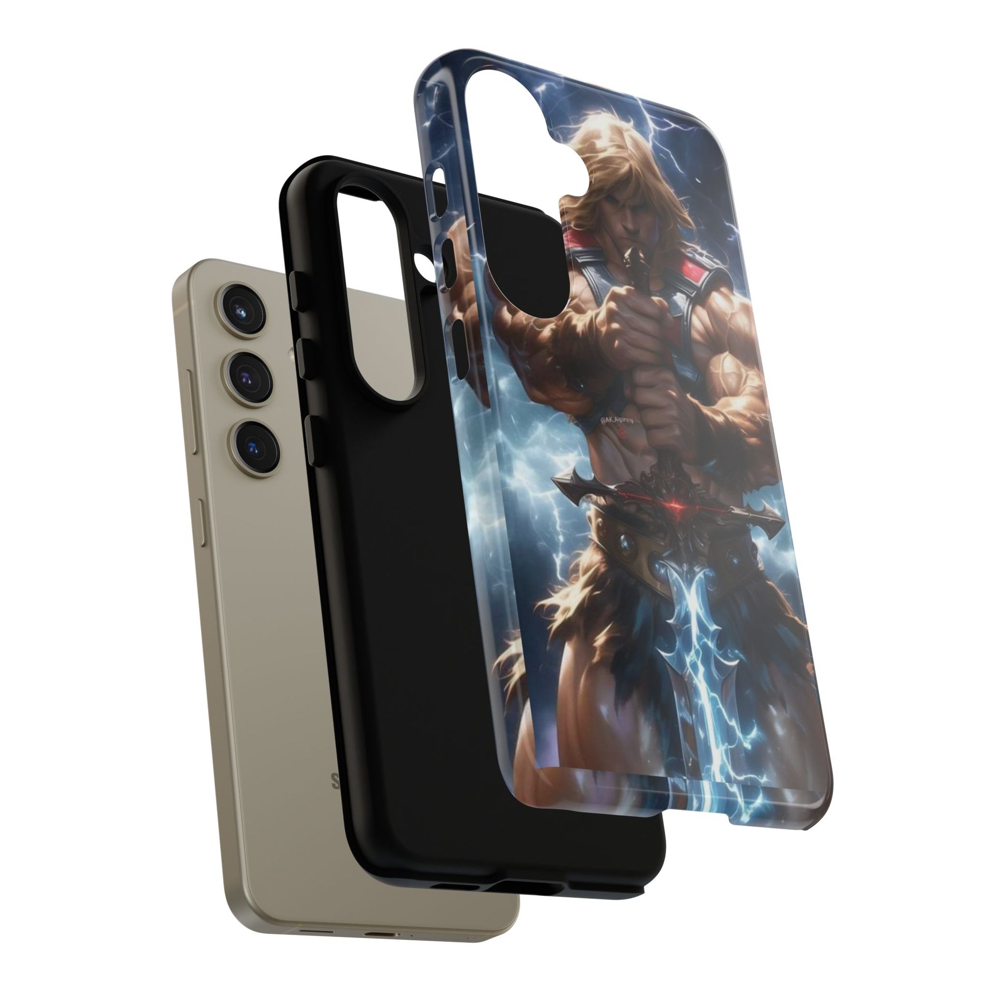 He-Man Masters of the Universe Tough Cases for iPhones, Samsung, and Pixel