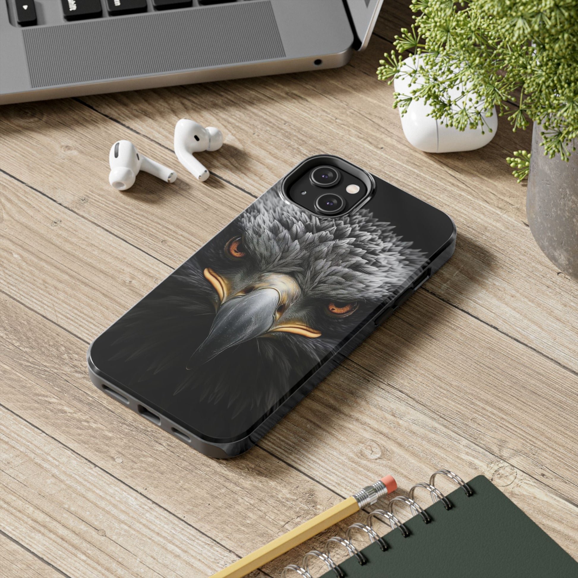 Mean Eagle Stare Theme Phone Cases for iPhones & Samsung Phones