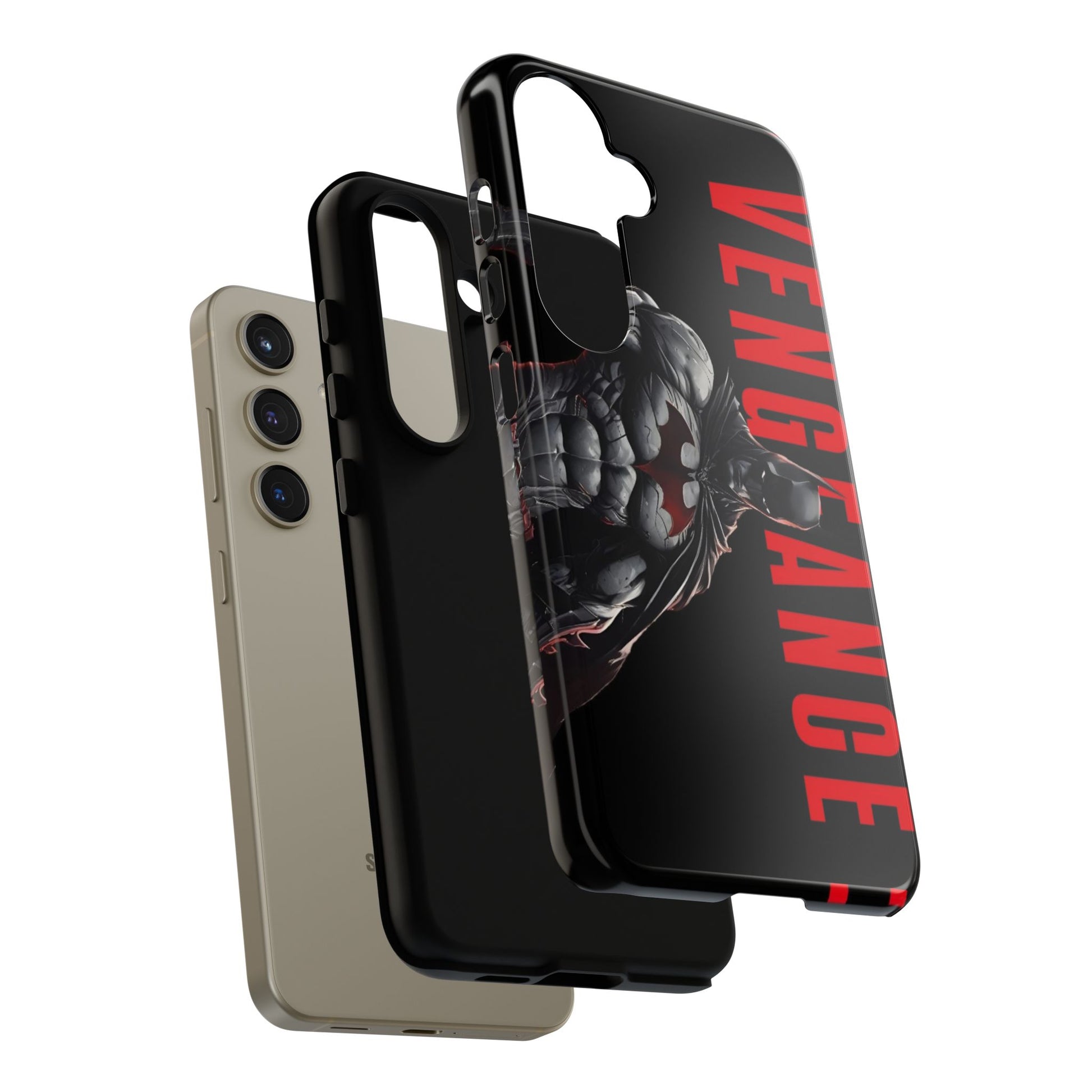 DC Comics Batman Vengence Tough Cases for iPhones, Samsung, and Pixel