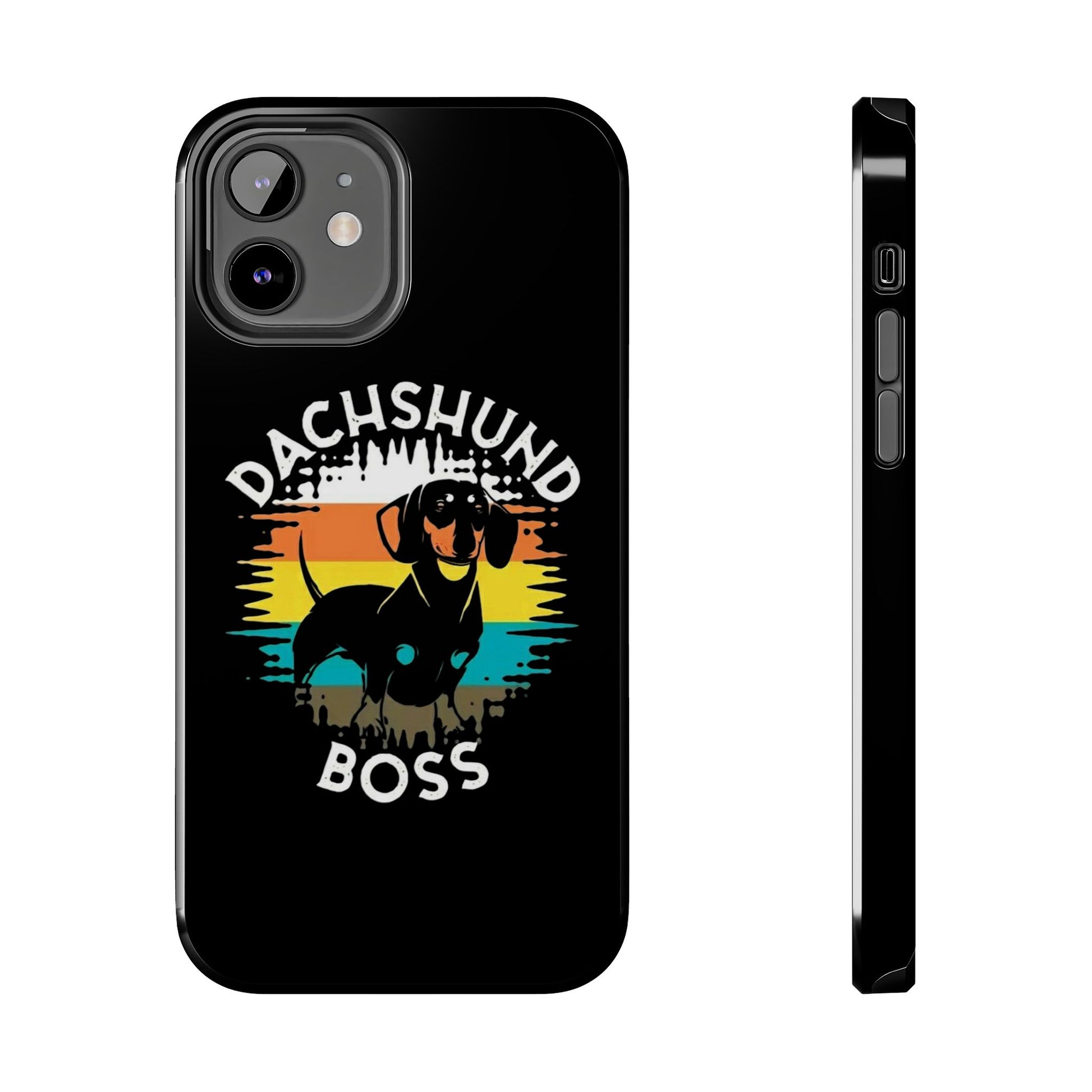 Dachshund Boss Theme Phone Cases for iPhones & Samsung Phones