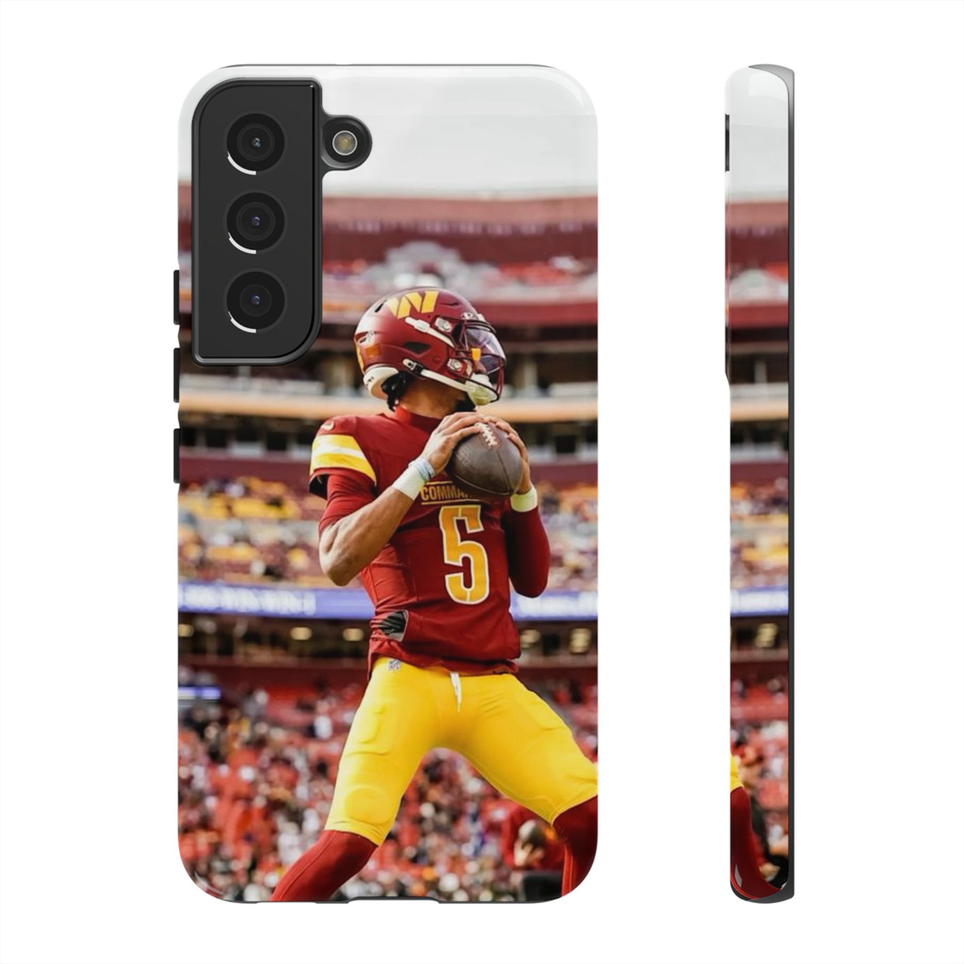 Jayden Daniels Washington Football Tough Cases for iPhones, Samsung, and Pixel
