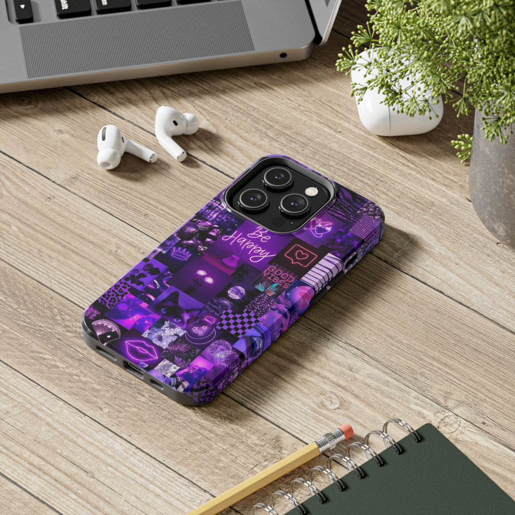 Be Happy Themed Tough Phone Cases for Iphones & Samsung Phones