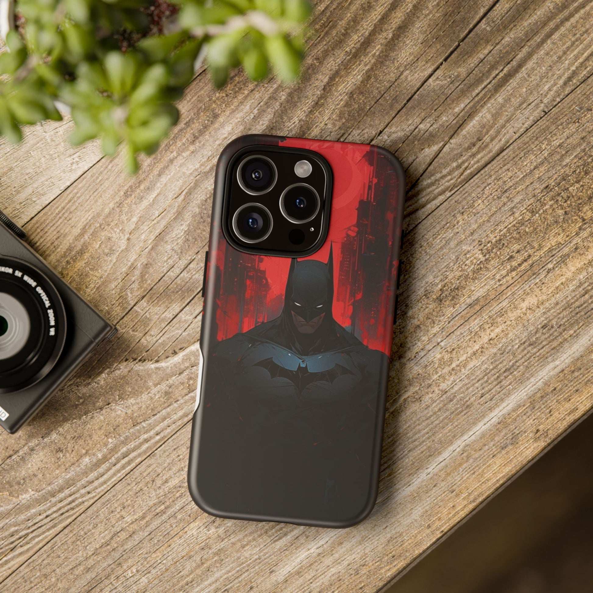 The Dark Knight Batman Tough Cases for iPhones, Samsung, and Pixel