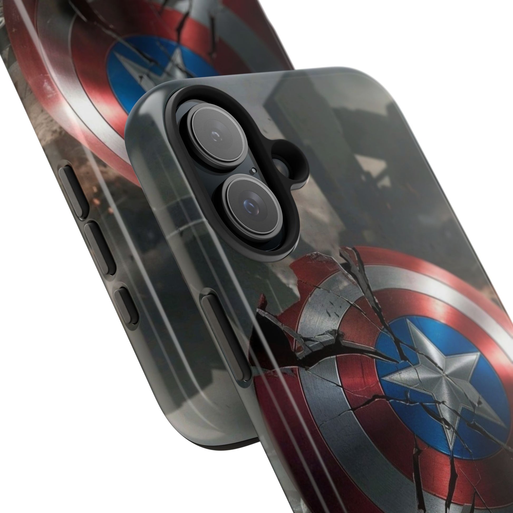 Capt. America Shield Tough Phone Cases for Iphones & Samsung Phones Durable