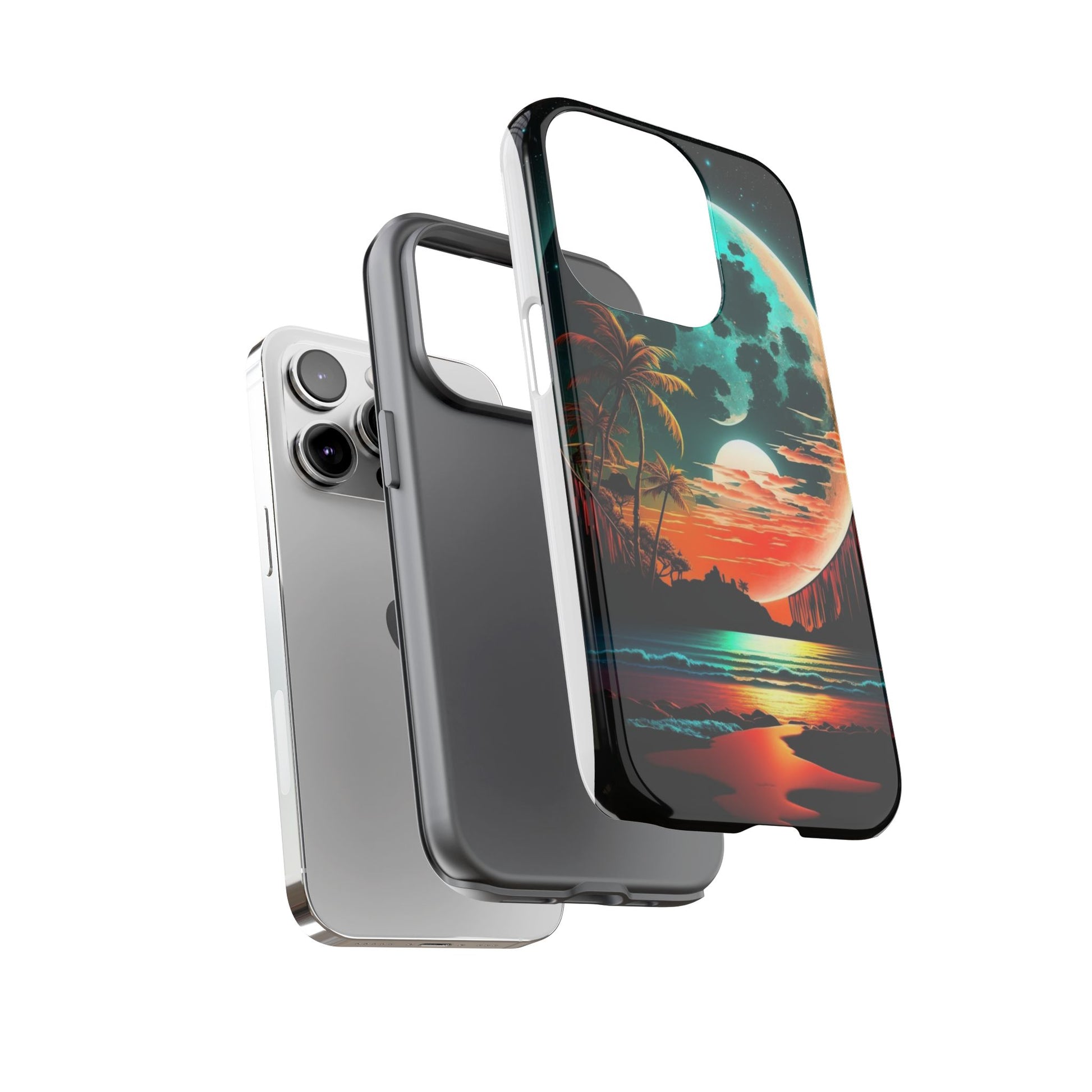 Fantasy Beach Sunset Landscape Phone Case for iPhone, Samsung Galaxy, & Pixel Phones