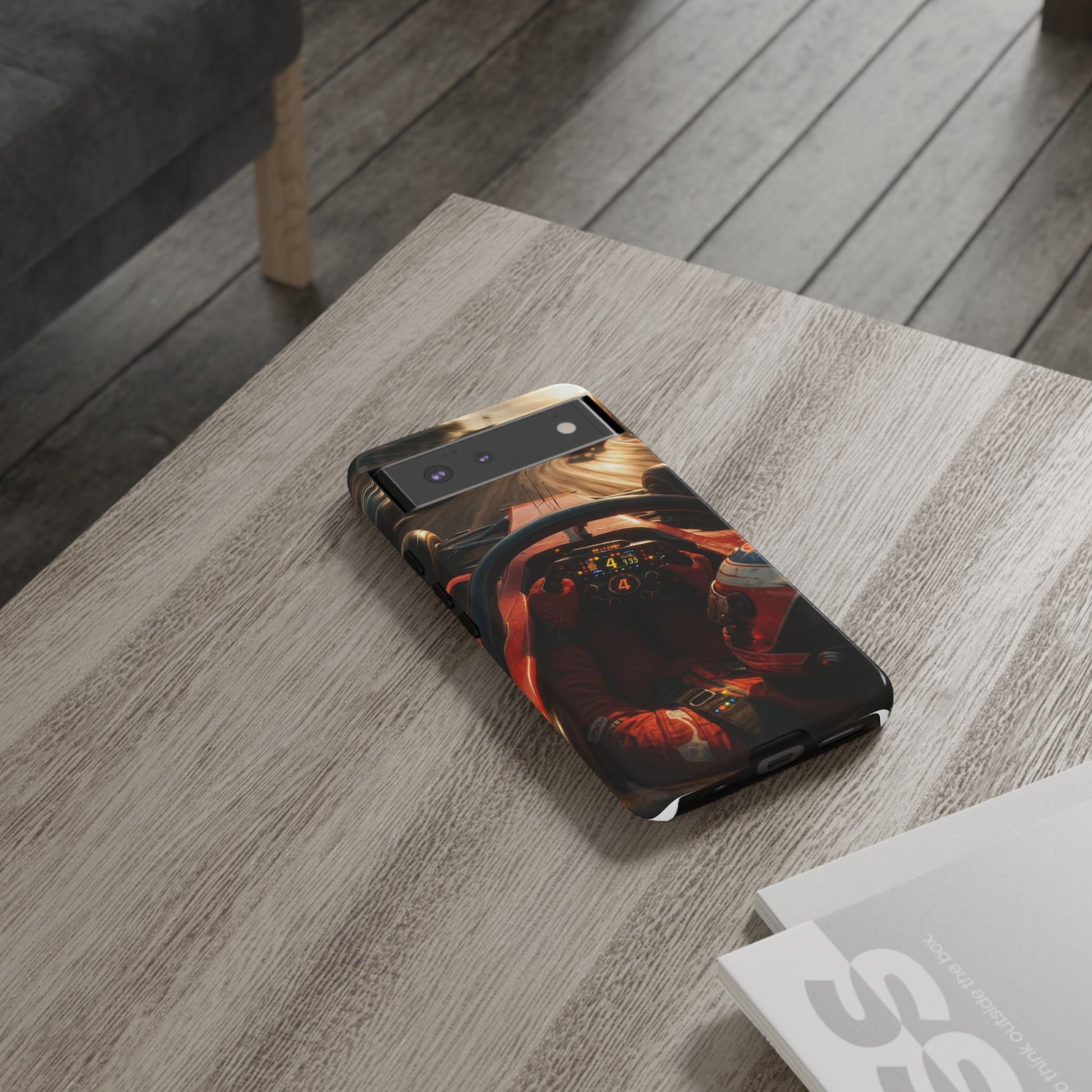 Formula 1 Cockpit Phone Case, Tough Cases for iPhones, Samsung, and Pixel