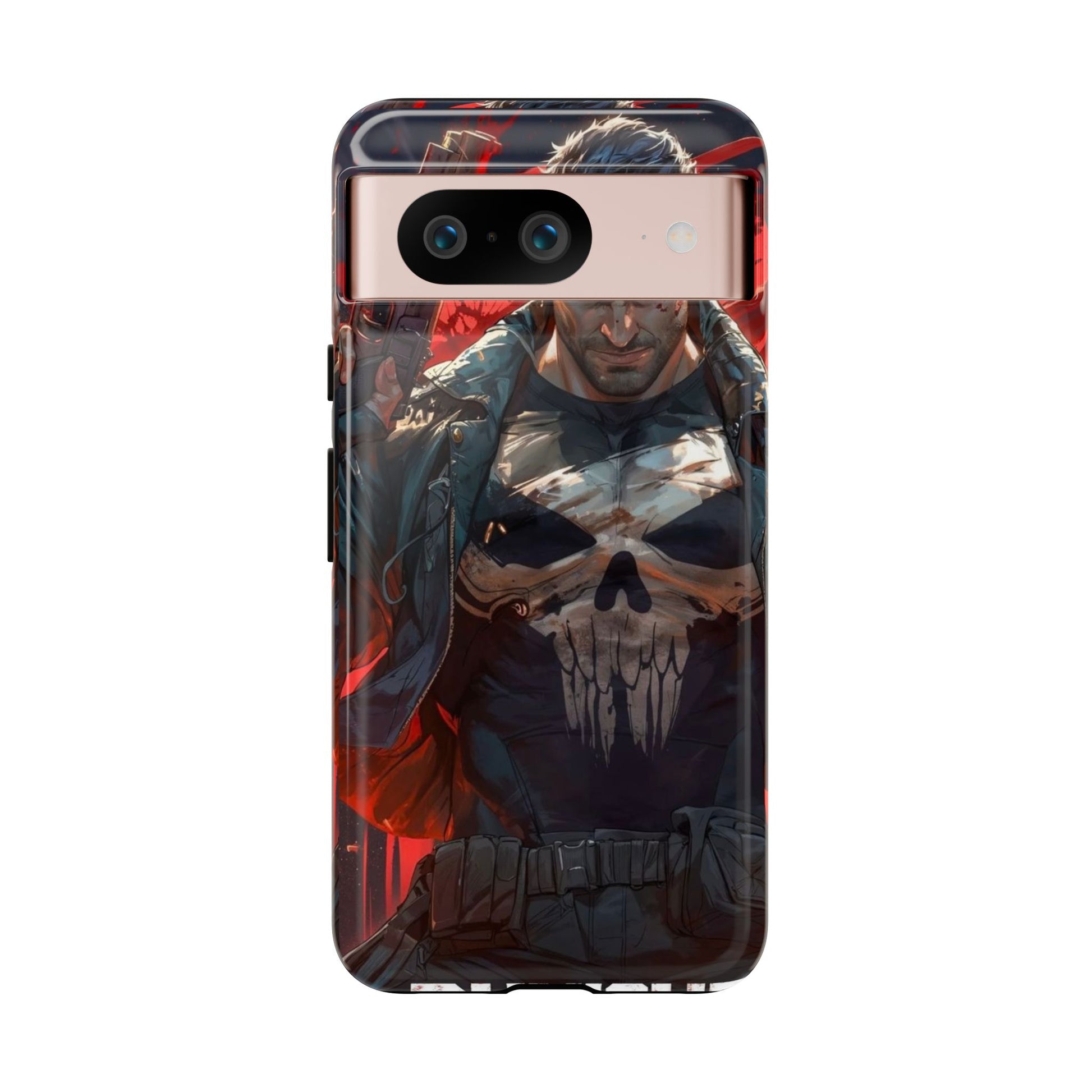Punisher Tough Cases for iPhones, Samsung, and Pixel