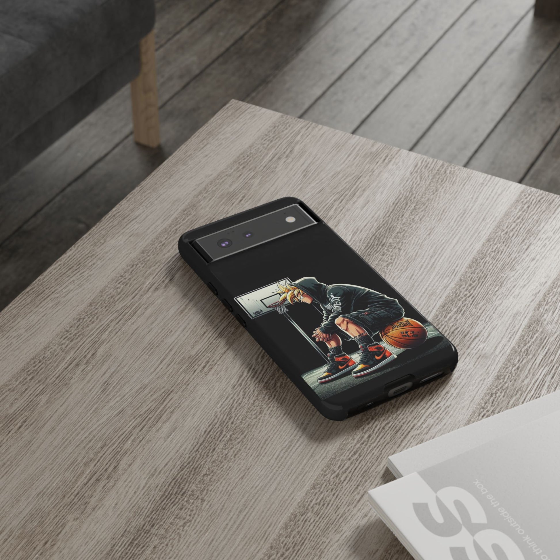Son Goku Basketball Tough Cases for iPhones, Samsung, and Pixel