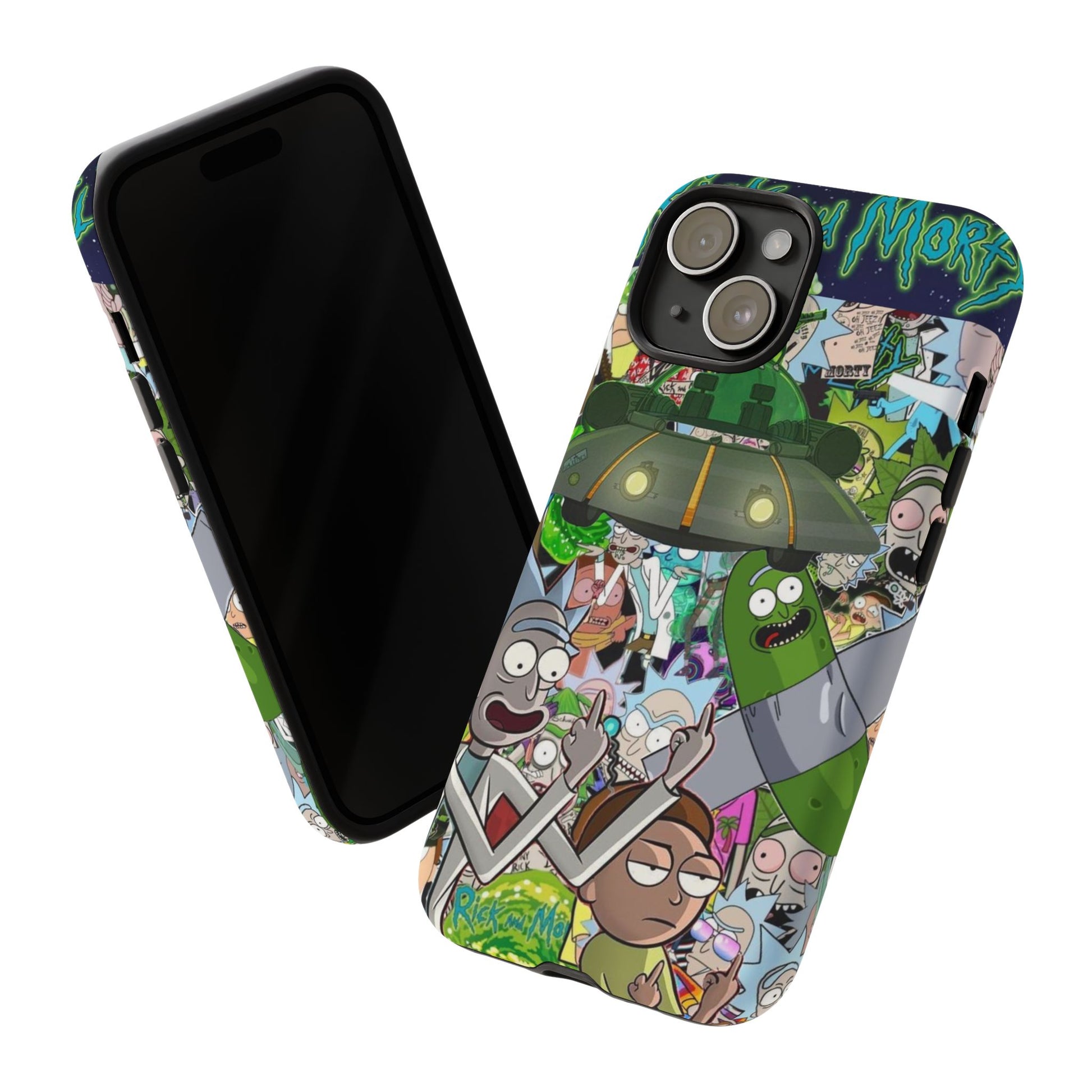 Rick and Morty Phone Case, Tough Cases for iPhones, Samsung, and Pixel