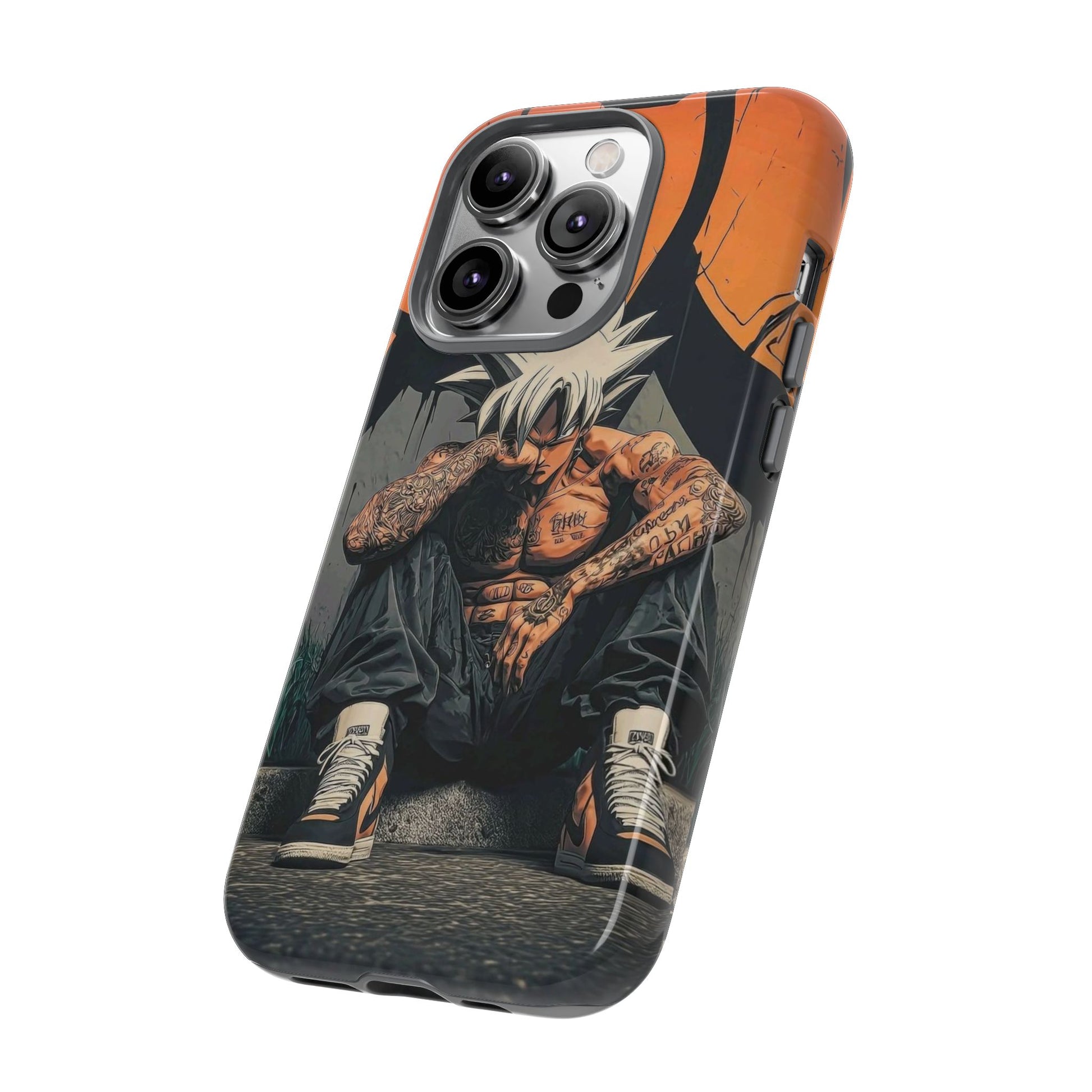 Anime DBZ Thug Tough Cases for iPhones, Samsung, and Pixel