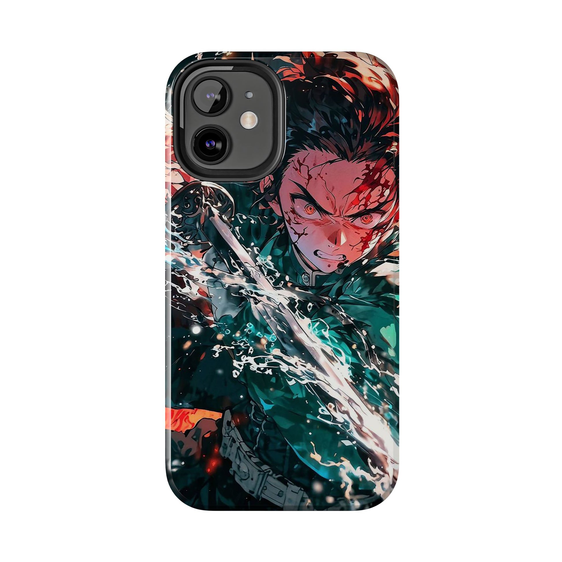 Demon Slayer Tanjiro Art Phone Case for iPhone & Samsung Galaxy Phones