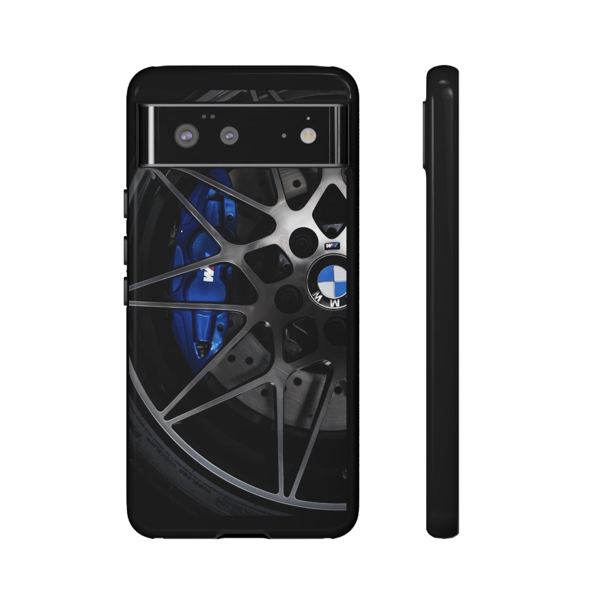 BMW M3 Racing Wheels Tough Cases for iPhones, Samsung, and Pixel