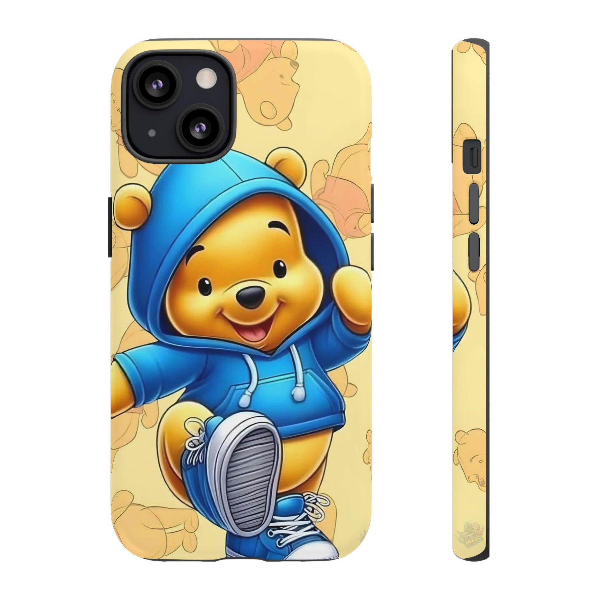 Cute Pooh Bear Phone Case, Tough Case
