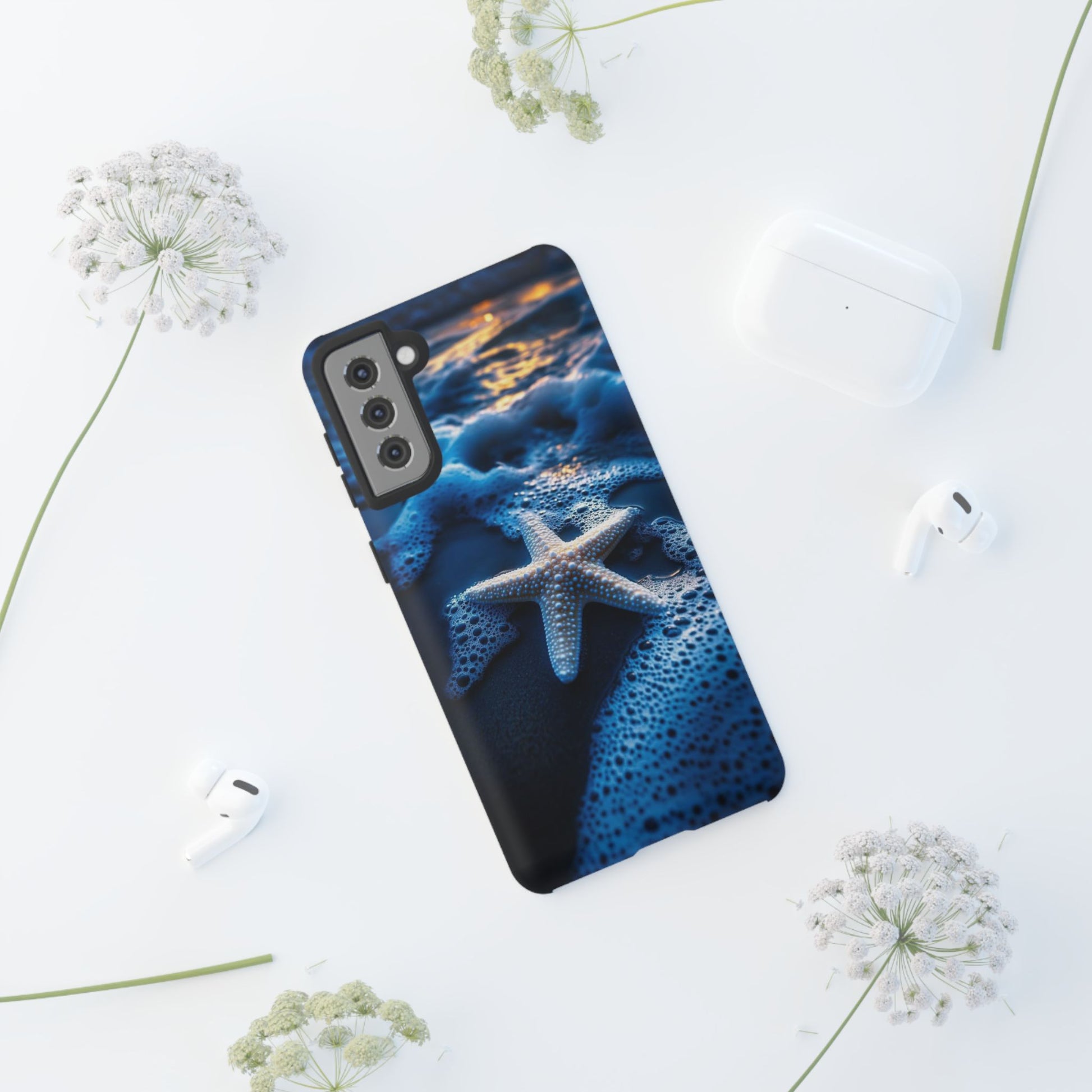 Starfish Beach Tough Cases for iPhones, Samsung, and Pixel