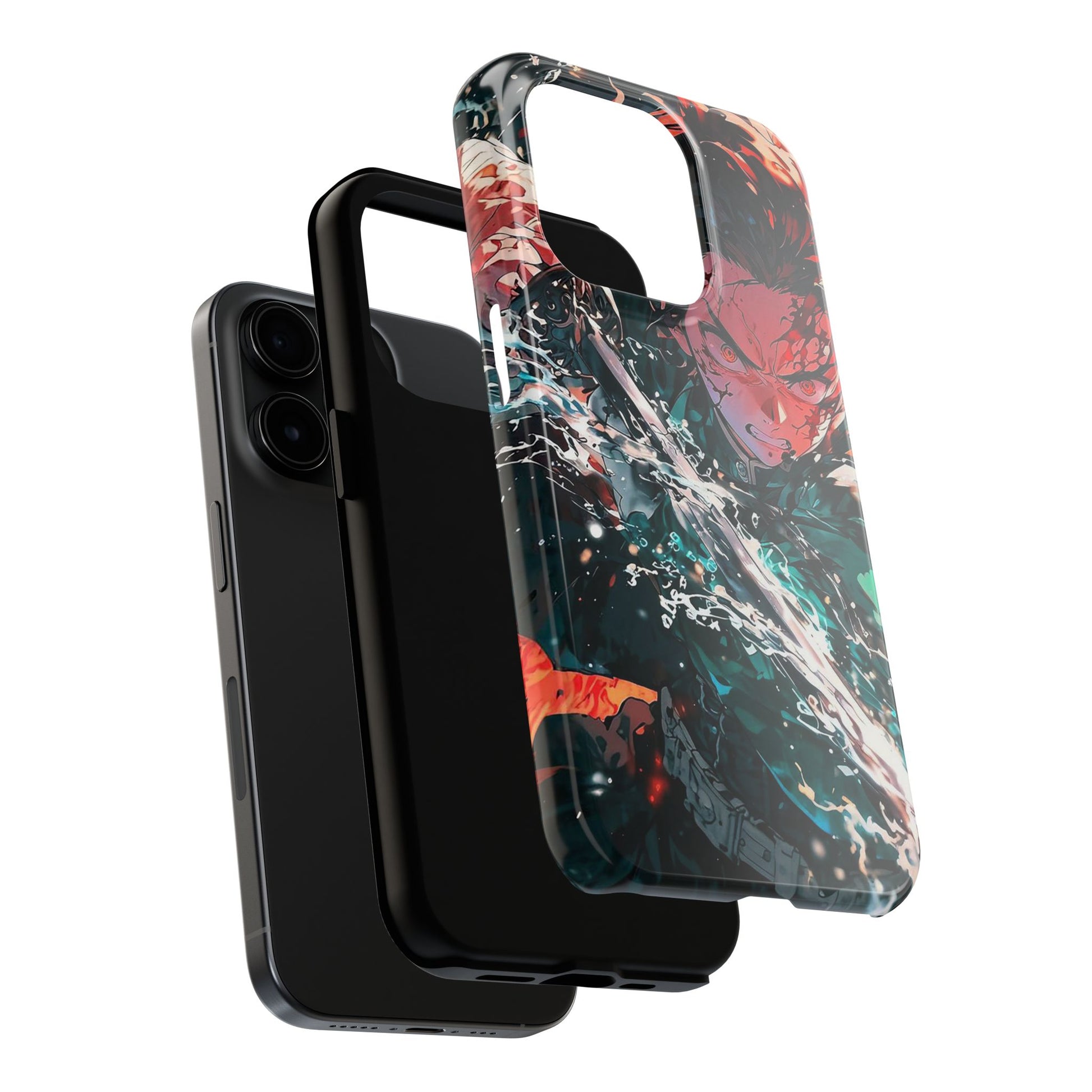 Demon Slayer Tanjiro Art Phone Case for iPhone & Samsung Galaxy Phones